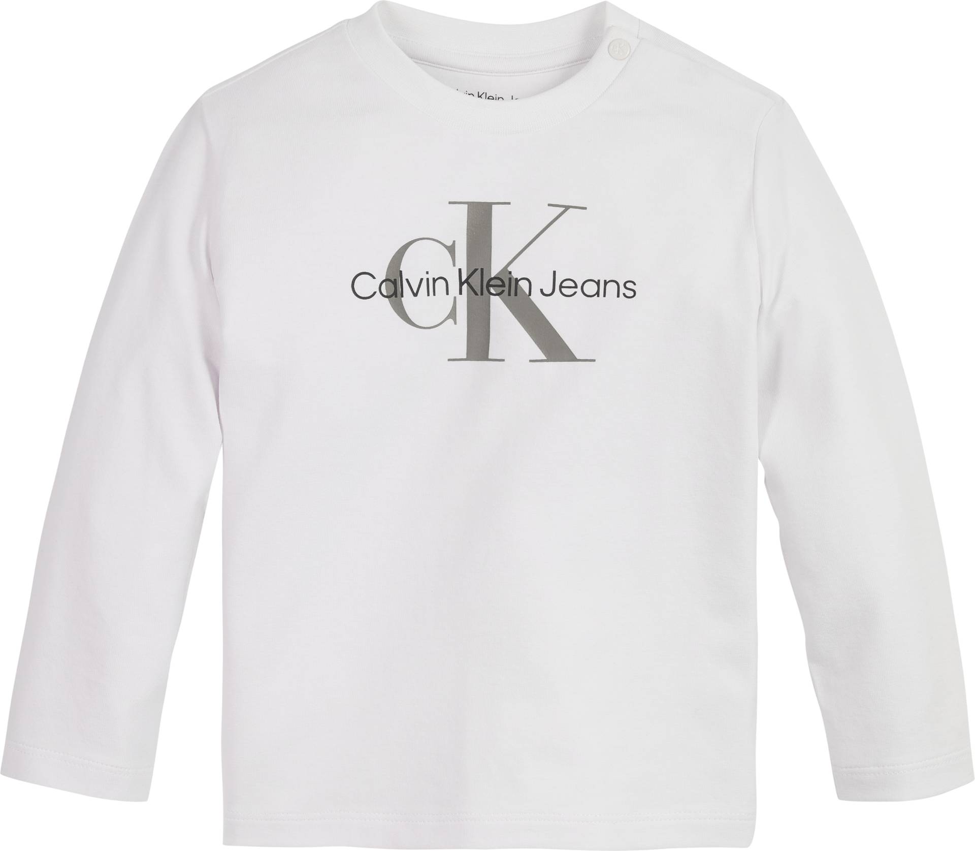 Calvin Klein Jeans Langarmshirt »MONOGRAM LS T-SHIRT«, für Babys bis 2 Jahre, mit grossem Druck Calvin Klein Jeans Langarmshirt »MONOGRAM LS T-SHIRT«, für Babys bis 2 Jahre, mit grossem Druck von Calvin Klein Jeans