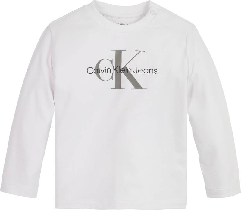 Calvin Klein Jeans Langarmshirt »MONOGRAM LS T-SHIRT«, für Babys bis 2 Jahre, mit grossem Druck von Calvin Klein Jeans