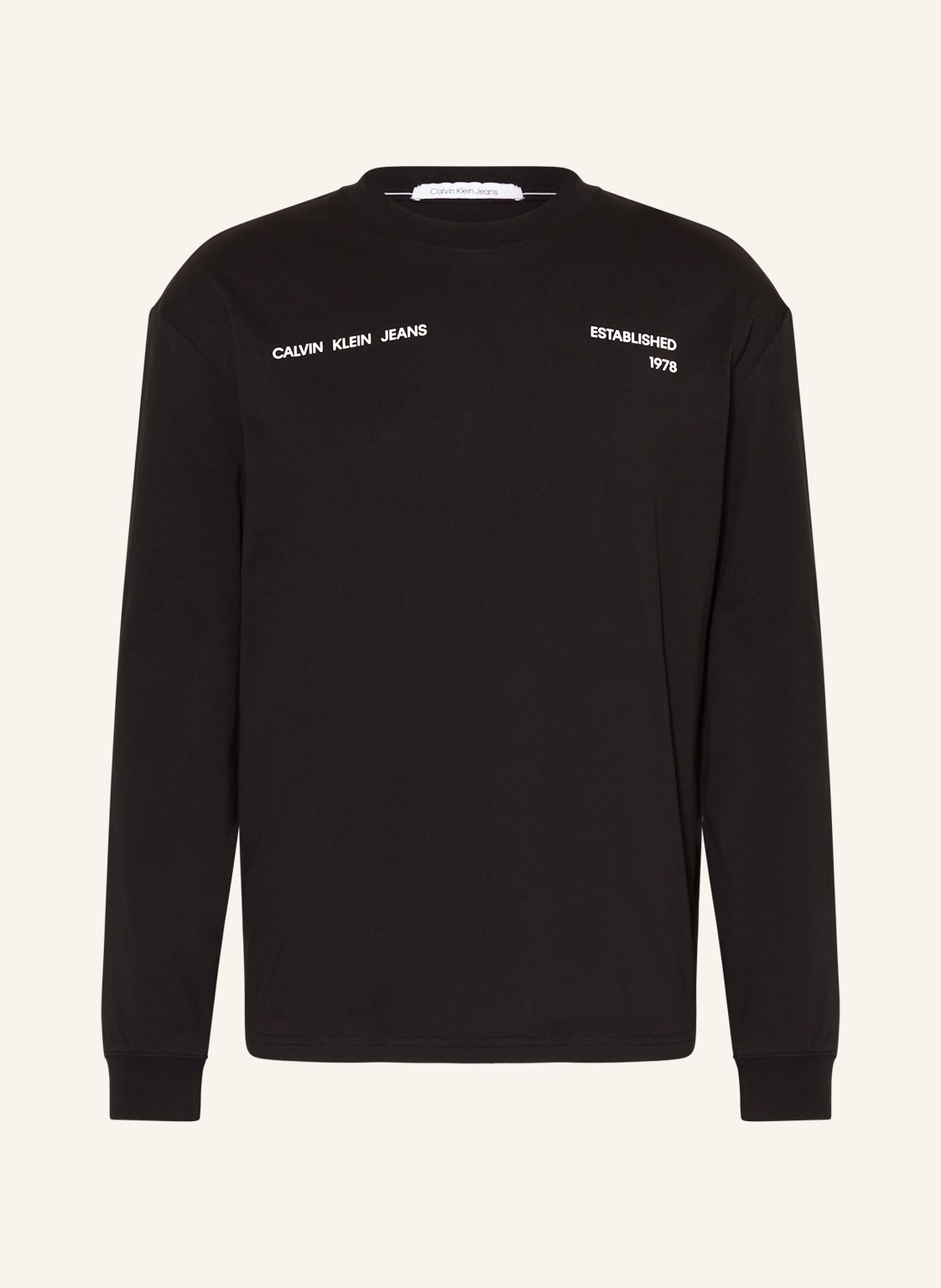 Calvin Klein Jeans Longsleeve schwarz von Calvin Klein Jeans