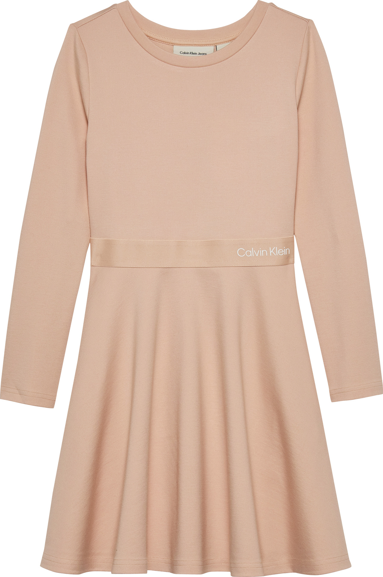 Calvin Klein Jeans Midikleid »Ls Logo Tape Punto Dress«, für Kinder bis 16 Jahre und mit Logoschriftzug von Calvin Klein Jeans