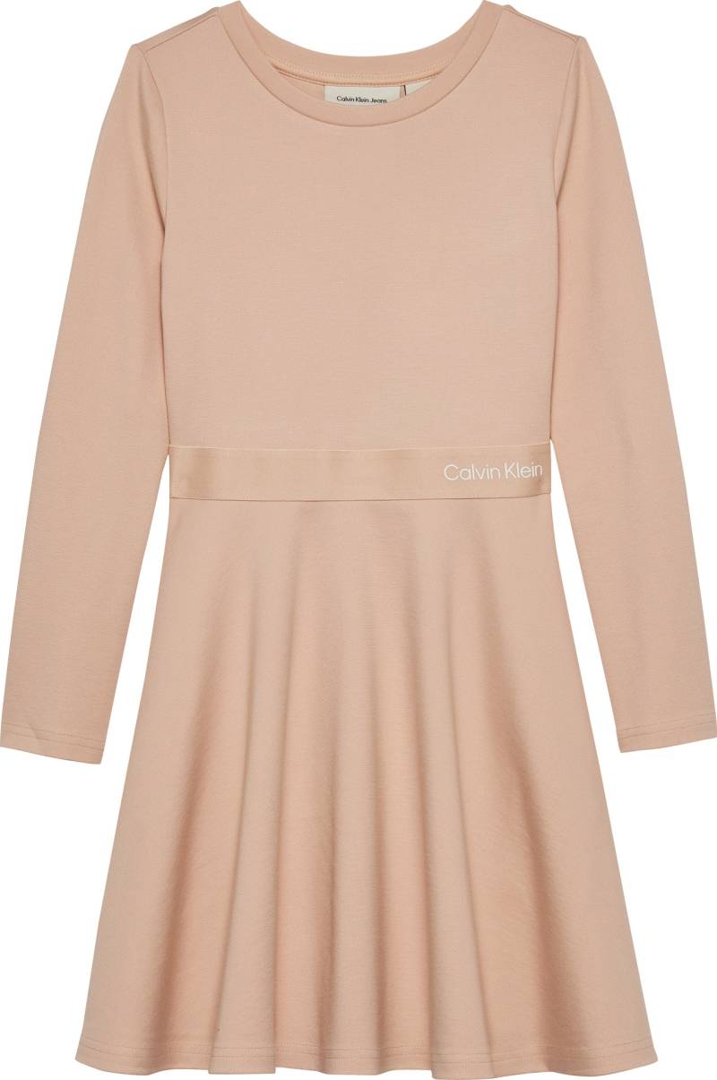 Calvin Klein Jeans Midikleid »Ls Logo Tape Punto Dress«, für Kinder bis 16 Jahre und mit Logoschriftzug von Calvin Klein Jeans