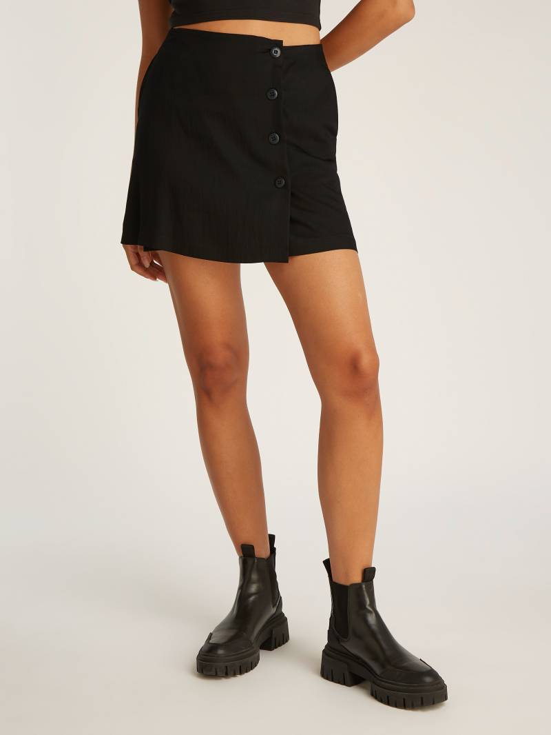 Calvin Klein Jeans Minirock »ECOVERO NYLON WRAP SKIRT«, mit Logostickerei von Calvin Klein Jeans