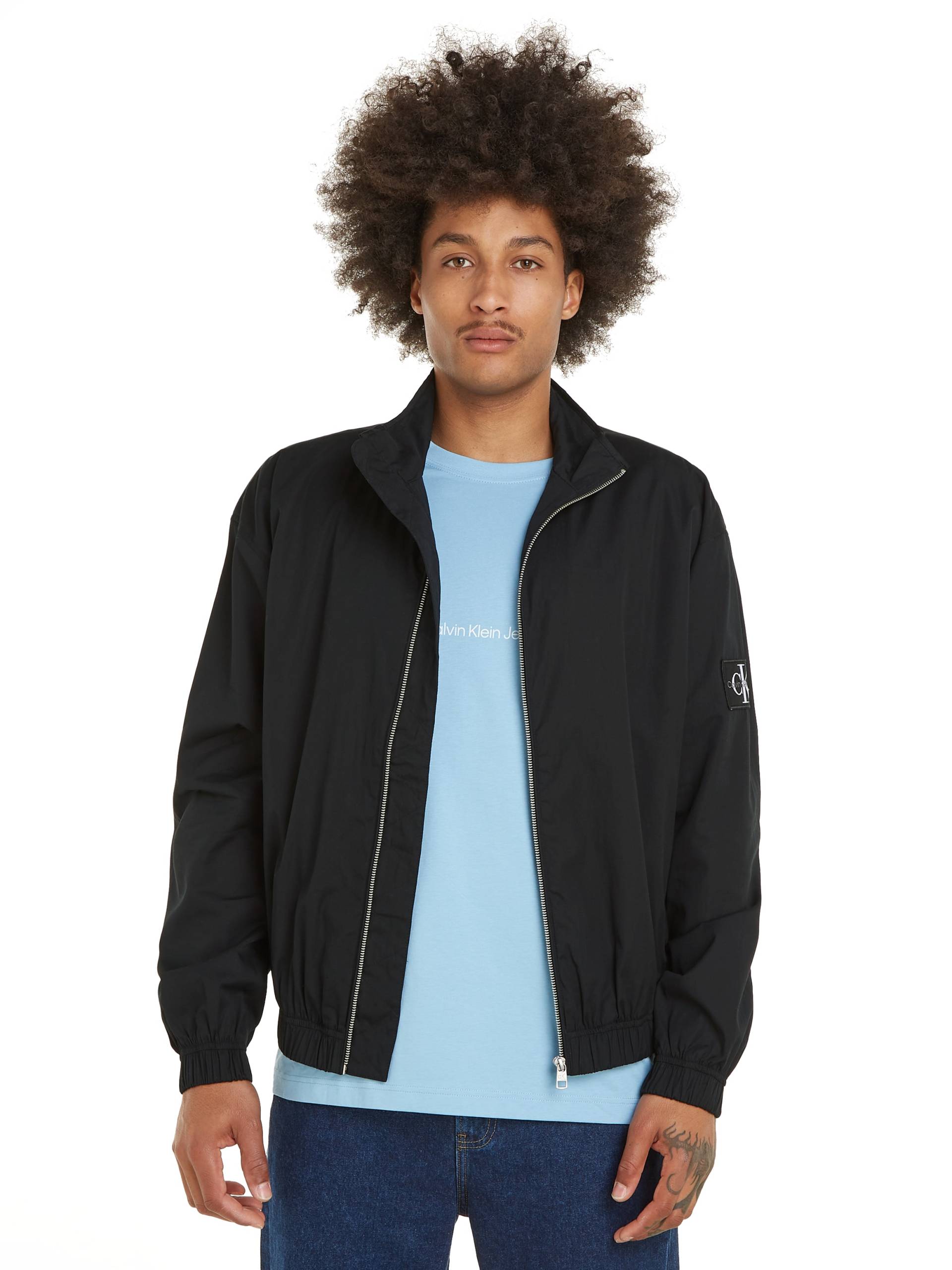 Calvin Klein Jeans Outdoorjacke »CASUAL UTILITY HARRINGTON«, mit Logopatch von Calvin Klein Jeans