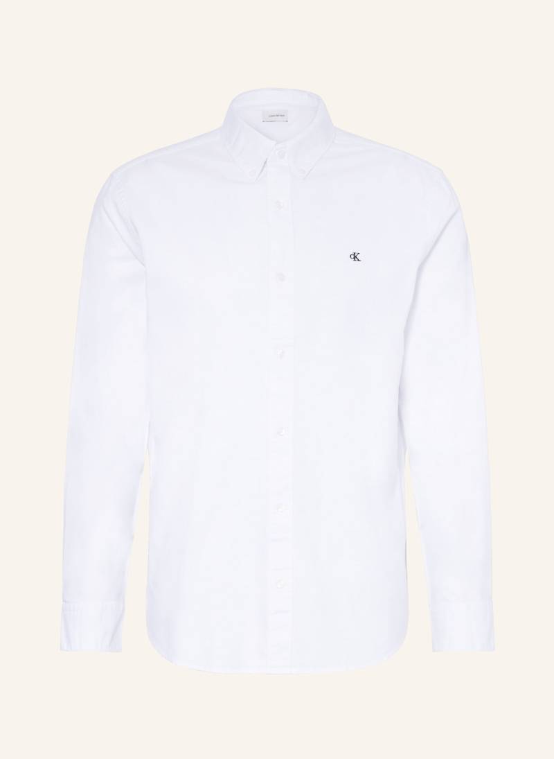 Calvin Klein Jeans Oxfordhemd Classic Fit weiss von Calvin Klein Jeans