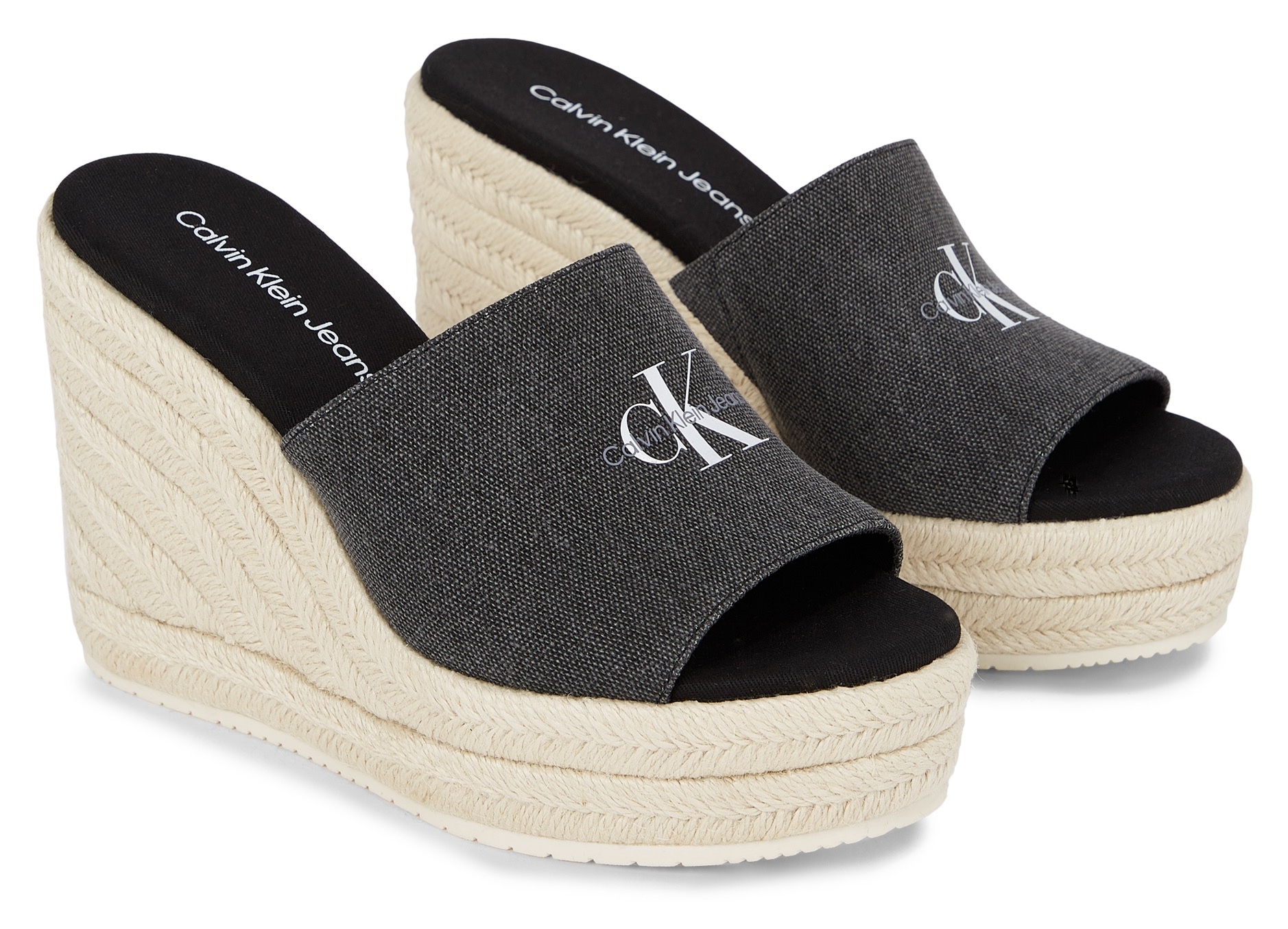 Calvin Klein Jeans Pantolette »SLIDE WEDGE ROPE SANDAL ML BTW« von Calvin Klein Jeans