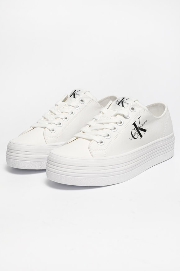 Calvin Klein Jeans Plateau Sneaker | Weiss | Damen  | EU40 von Calvin Klein Jeans