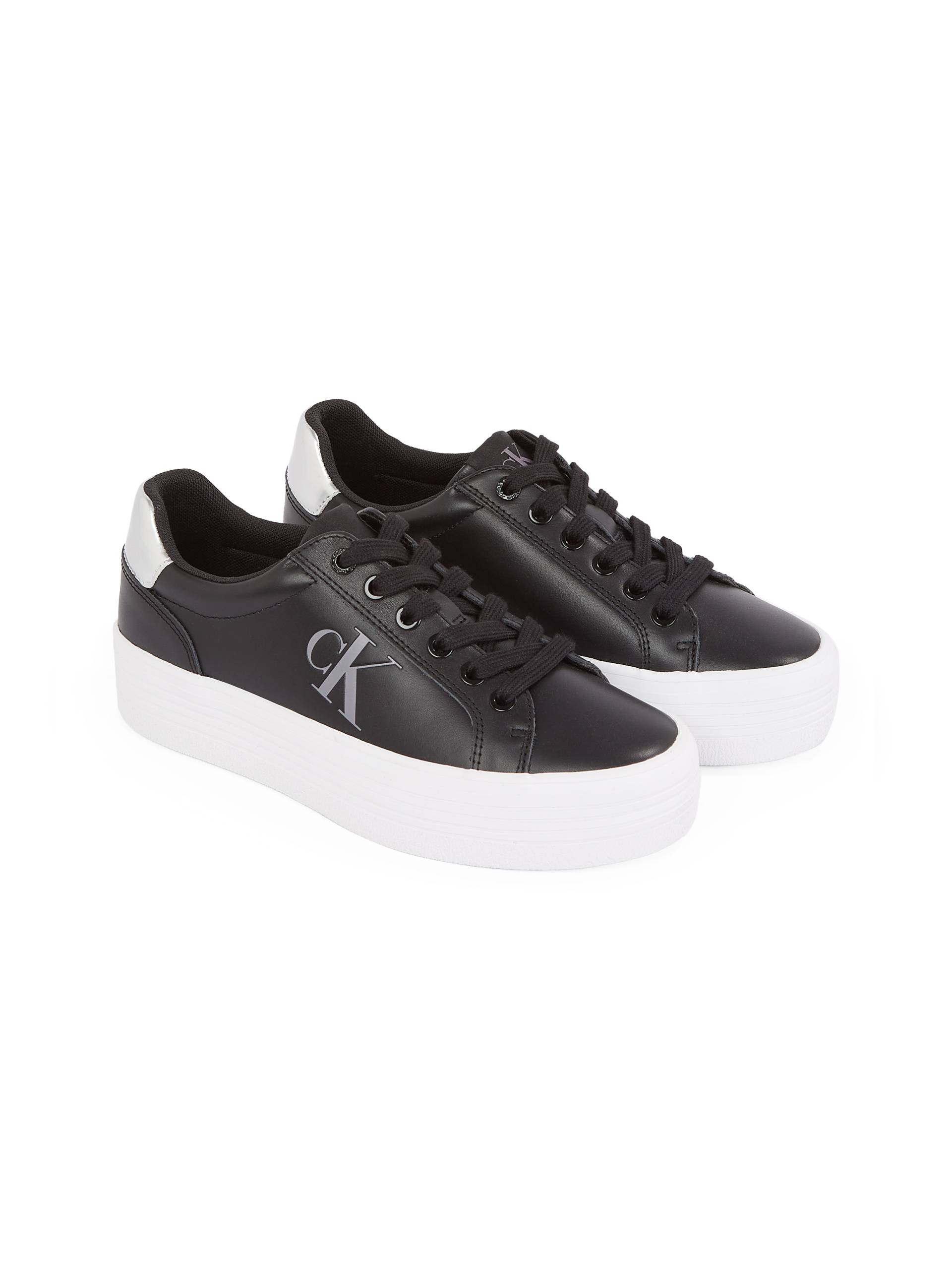 Calvin Klein Jeans Plateausneaker »BOLD VULC FLATF LACEUP LTH«, Halbschuh, Freizeitsneaker, Schnürschuh mit stylischer Plateausohle Calvin Klein Jeans Plateausneaker »BOLD VULC FLATF LACEUP LTH«, Halbschuh, Freizeitsneaker, Schnürschuh mit stylischer Plateausohle von Calvin Klein Jeans