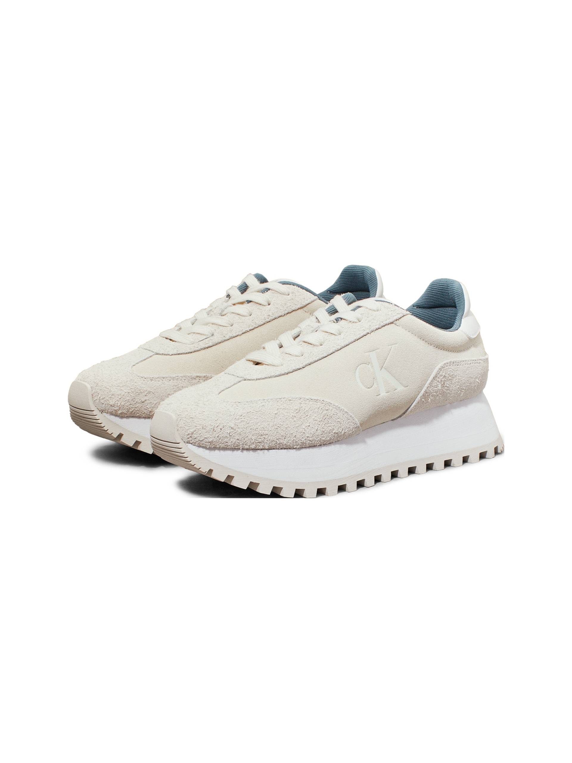Calvin Klein Jeans Plateausneaker »RUNNER LACEUP ML SUEDE«, Freitzeitschuh, Schnürschuh, Halbschuh mit seitlichem CK-Logo Calvin Klein Jeans Plateausneaker »RUNNER LACEUP ML SUEDE«, Freitzeitschuh, Schnürschuh, Halbschuh mit seitlichem CK-Logo von Calvin Klein Jeans