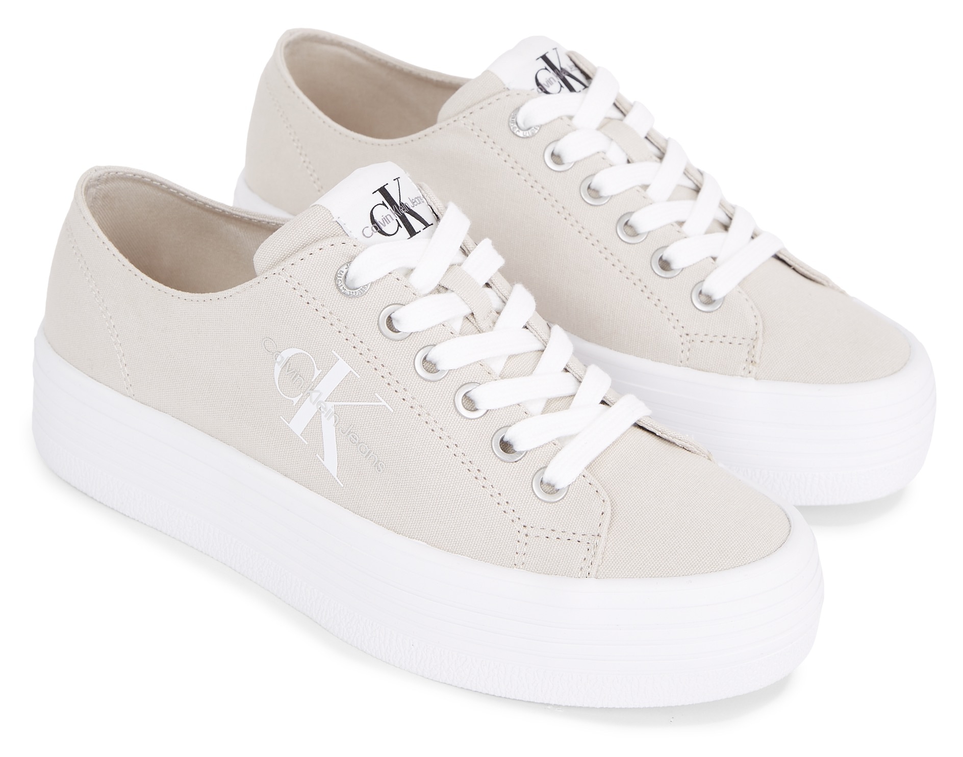 Calvin Klein Jeans Plateausneaker »SHIVARY 16T«, in zeitloser Optik, Freizeitschuh, Halbschuh, Schnürschuh von Calvin Klein Jeans