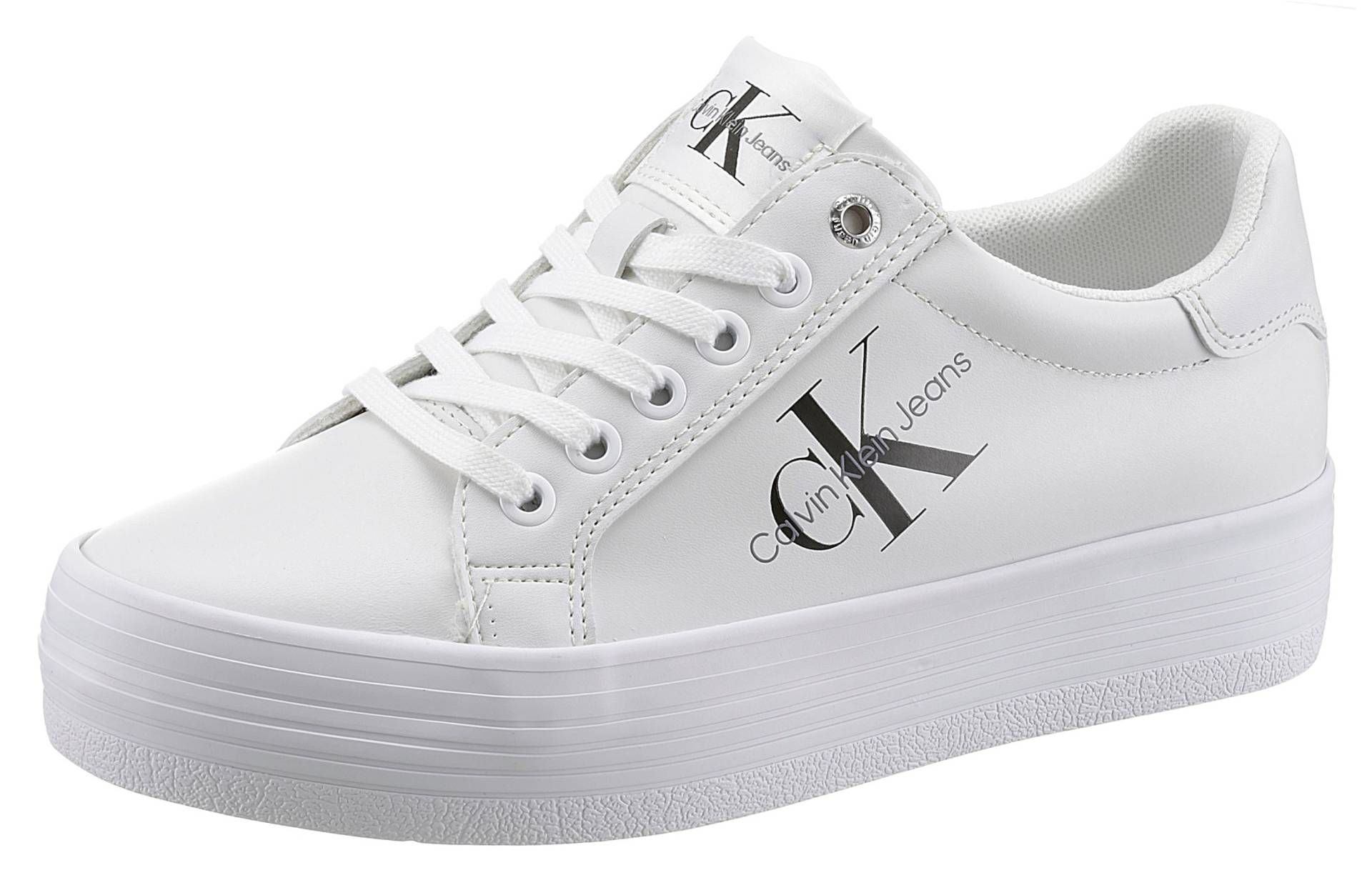 Calvin Klein Jeans Plateausneaker »VULC FLATFORM LACEUP LOW LTH« von Calvin Klein Jeans