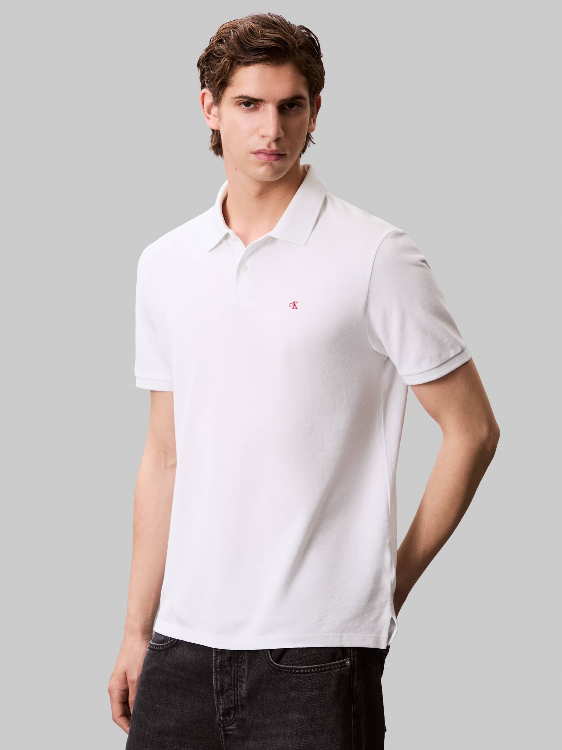 Calvin Klein Jeans Poloshirt »SS CASUAL PIQUE CLASSIC POLO«, Mit Rundhalsausschnitt Calvin Klein Jeans Poloshirt »SS CASUAL PIQUE CLASSIC POLO«, Mit Rundhalsausschnitt von Calvin Klein Jeans