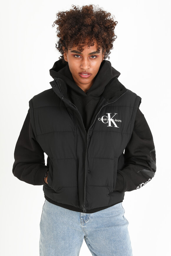 Calvin Klein Jeans Puffer Gilet | Black | Damen  | L von Calvin Klein Jeans