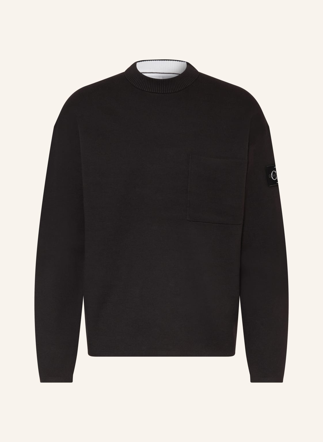 Calvin Klein Jeans Pullover schwarz von Calvin Klein Jeans