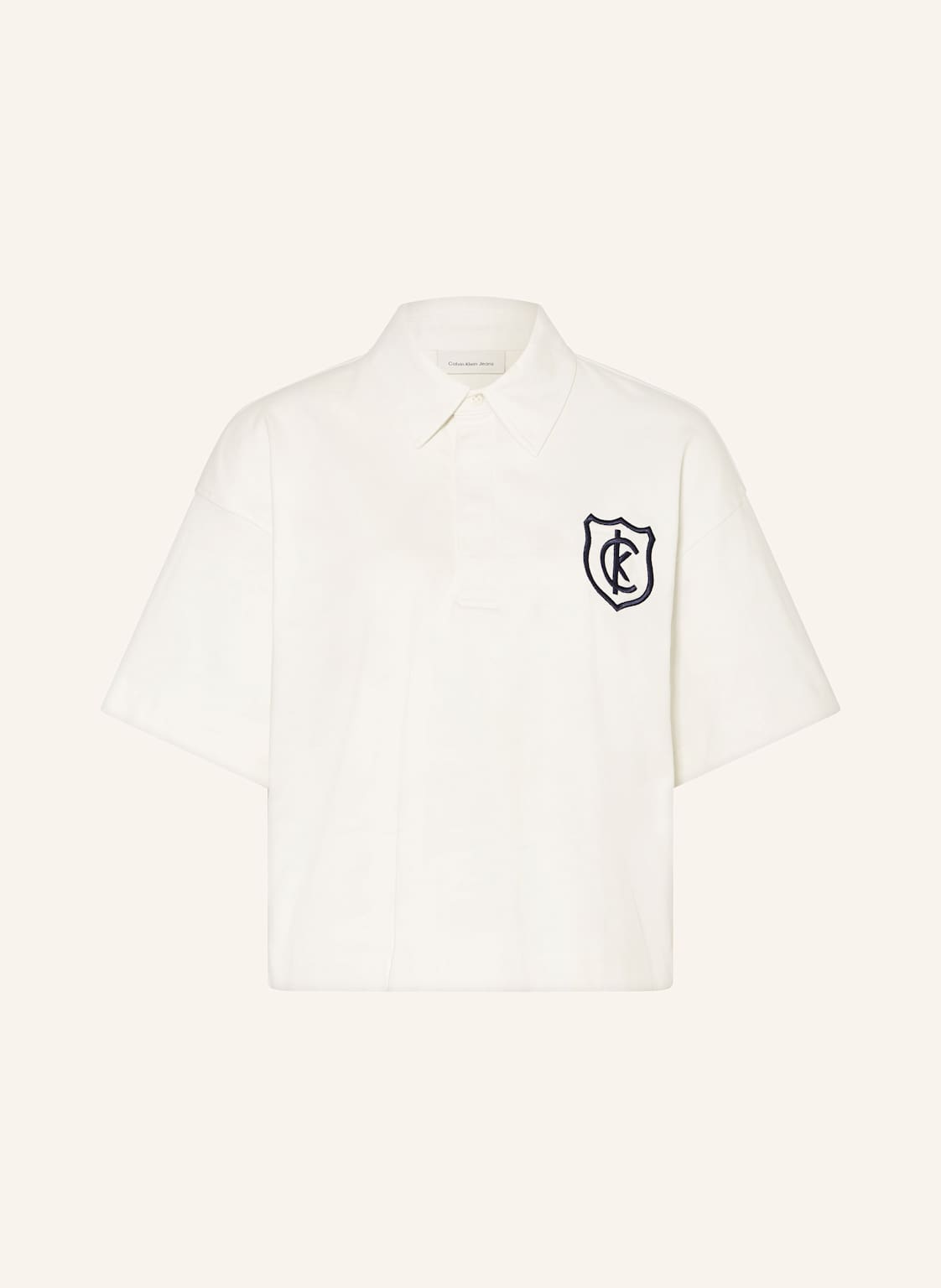 Calvin Klein Jeans Rugbyshirt weiss Calvin Klein Jeans Rugbyshirt weiss von Calvin Klein Jeans