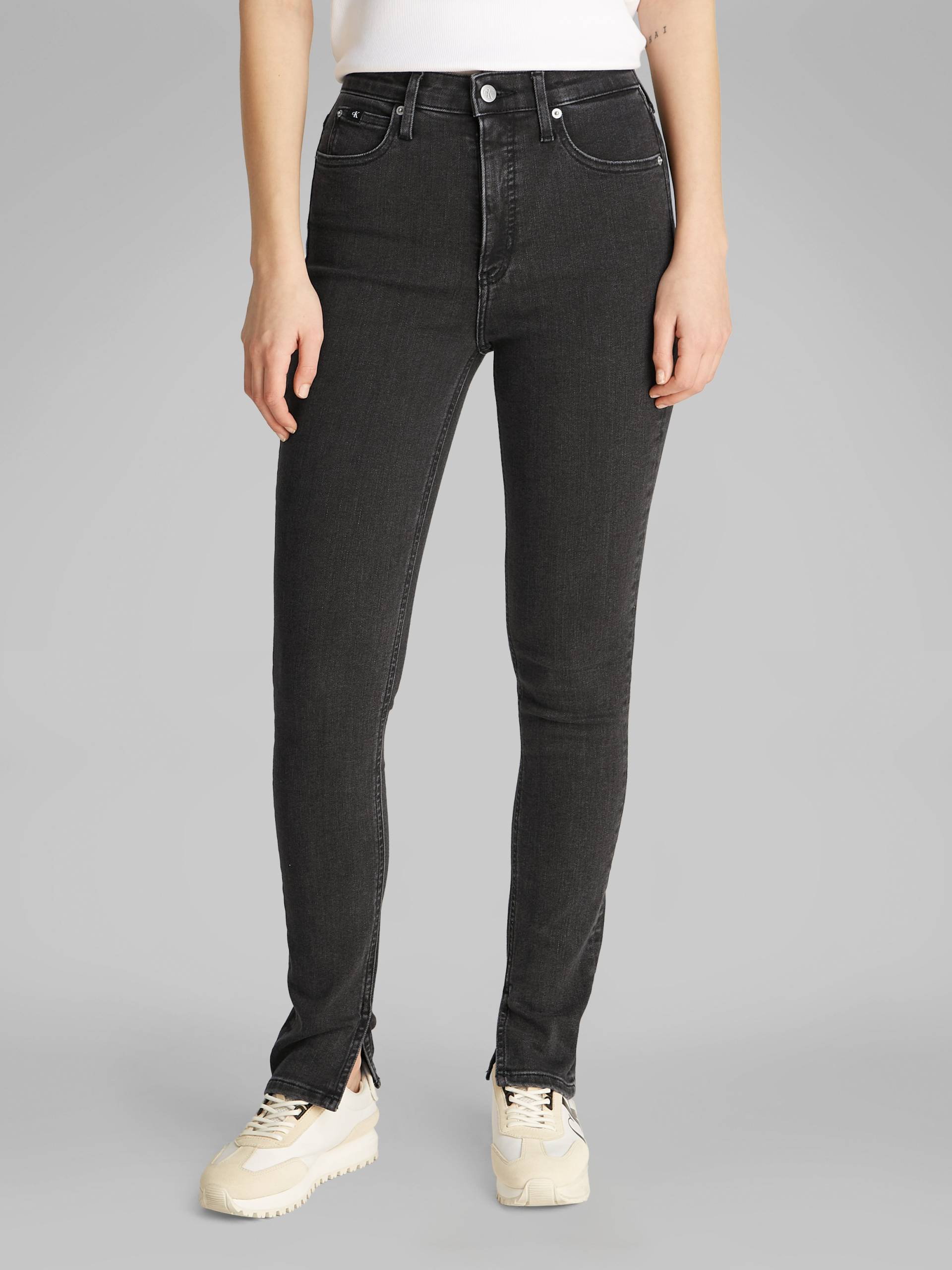 Calvin Klein Jeans Skinny-fit-Jeans »HIGH RISE SKINNY«, in schwarzer Waschung von Calvin Klein Jeans