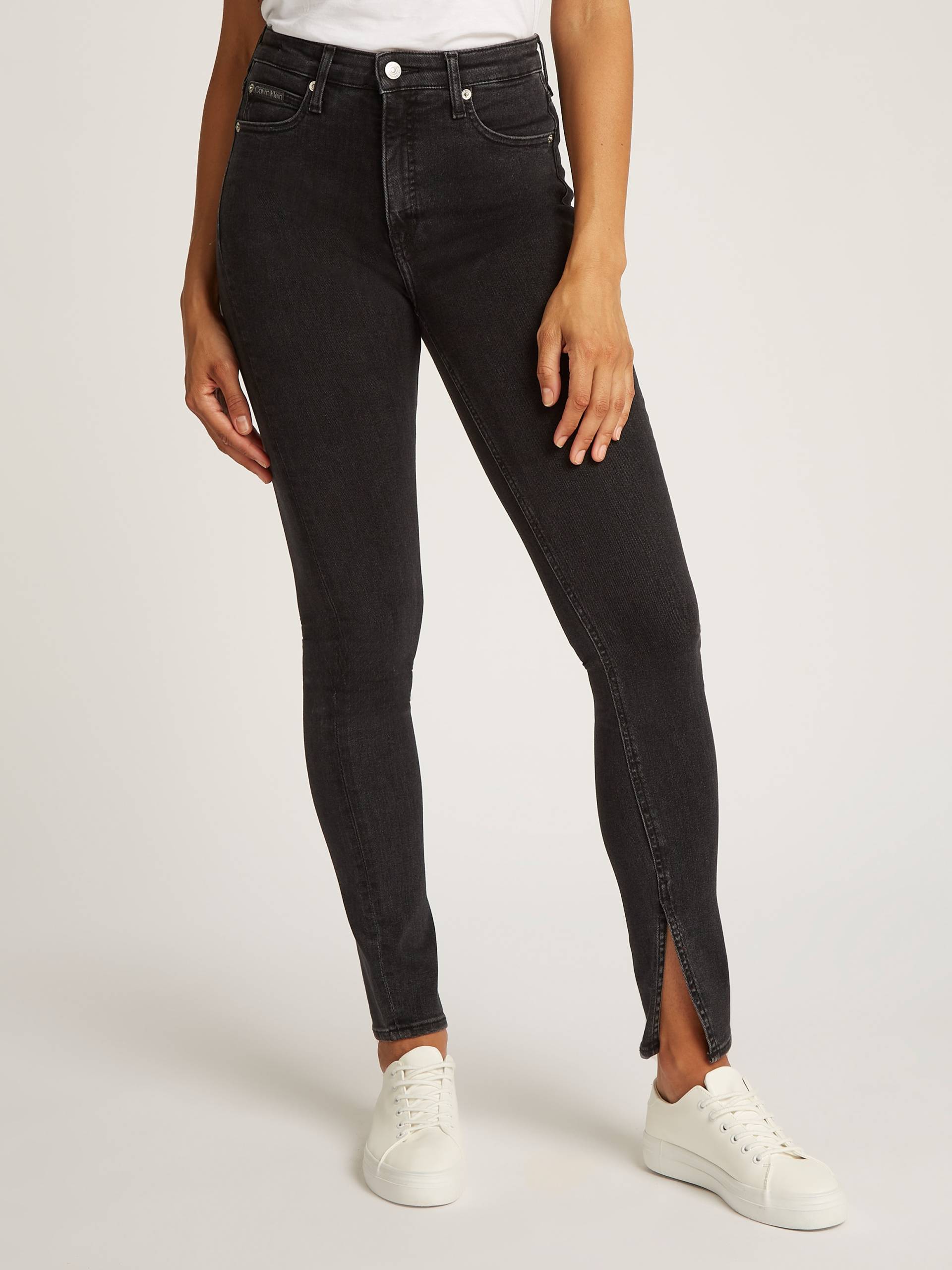 Calvin Klein Jeans Skinny-fit-Jeans »HIGH RISE SUPER SKINNY«, mit stoned wash Optik, mit Coinpocket Calvin Klein Jeans Skinny-fit-Jeans »HIGH RISE SUPER SKINNY«, mit stoned wash Optik, mit Coinpocket von Calvin Klein Jeans