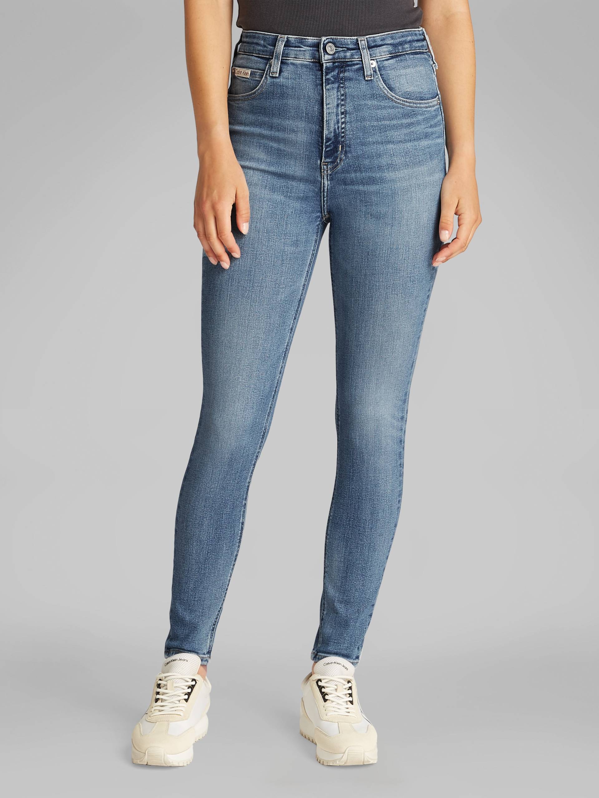Calvin Klein Jeans Skinny-fit-Jeans »HIGH RISE SUPER SKINNY ANKLE«, in blauer Waschung Calvin Klein Jeans Skinny-fit-Jeans »HIGH RISE SUPER SKINNY ANKLE«, in blauer Waschung von Calvin Klein Jeans