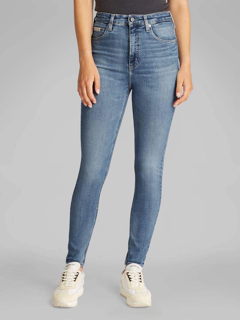 Calvin Klein Jeans Skinny-fit-Jeans »HIGH RISE SUPER SKINNY ANKLE«, in blauer Waschung von Calvin Klein Jeans