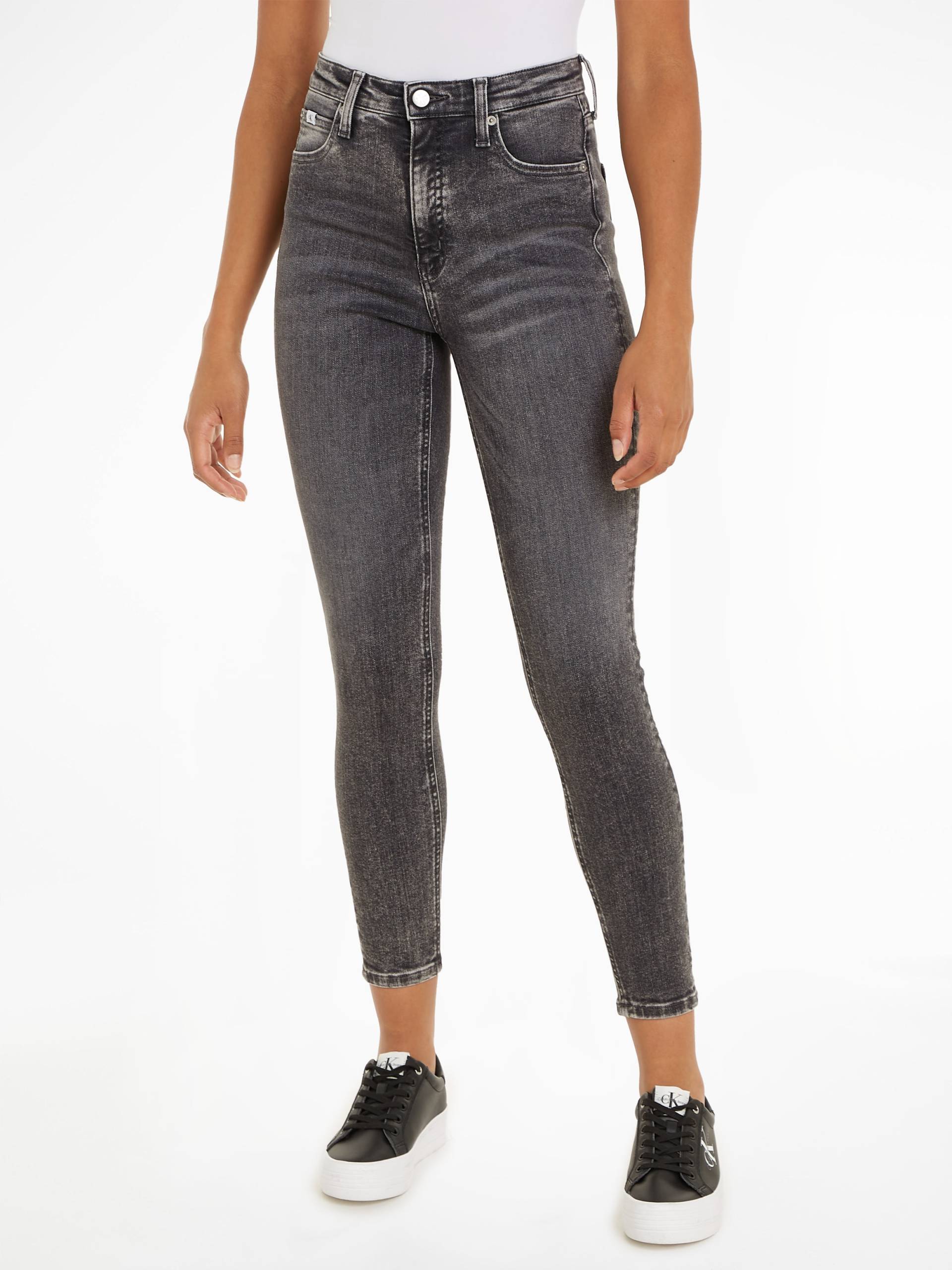 Calvin Klein Jeans Skinny-fit-Jeans »HIGH RISE SUPER SKINNY ANKLE«, in klassischer 5-Pocket-Form von Calvin Klein Jeans