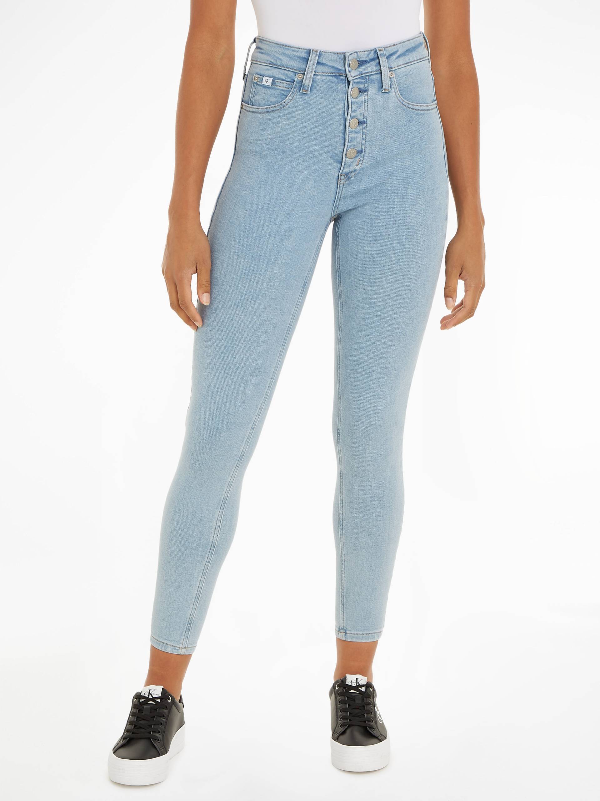 Calvin Klein Jeans Skinny-fit-Jeans »HIGH RISE SUPER SKINNY ANKLE« von Calvin Klein Jeans