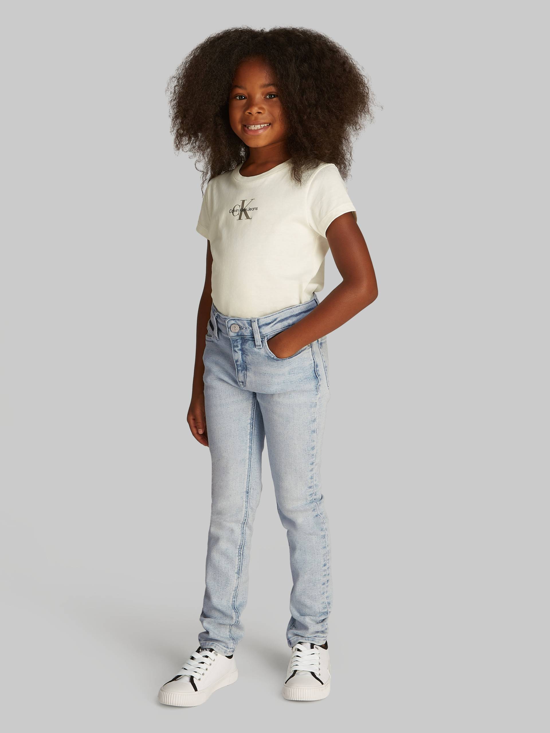 Calvin Klein Jeans Skinny-fit-Jeans »MR SKINNY DENIM CLEAN BLUE STR«, in heller Waschung von Calvin Klein Jeans