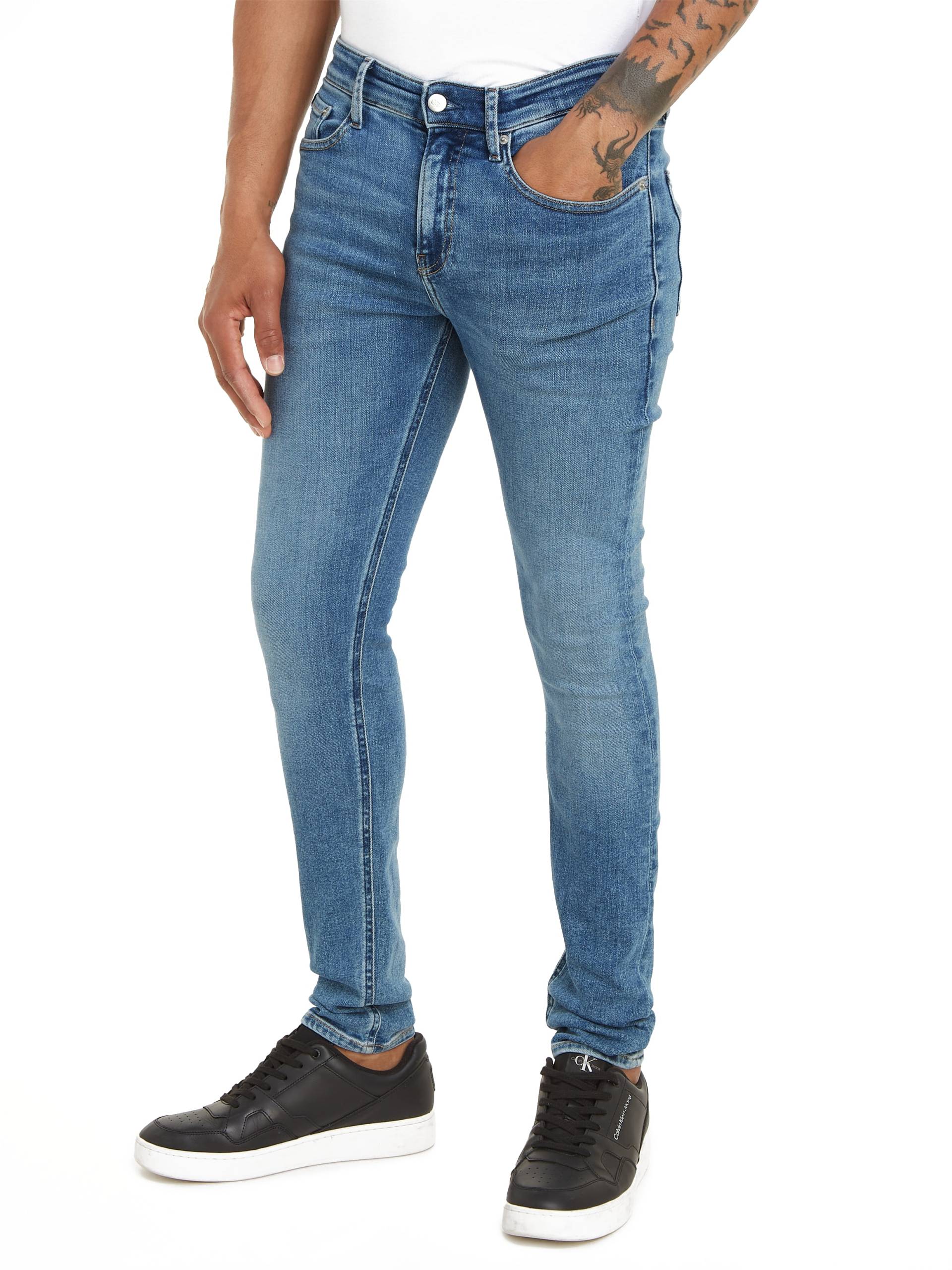 Calvin Klein Jeans Skinny-fit-Jeans »SKINNY«, in klassischer 5-Pocket-Form von Calvin Klein Jeans