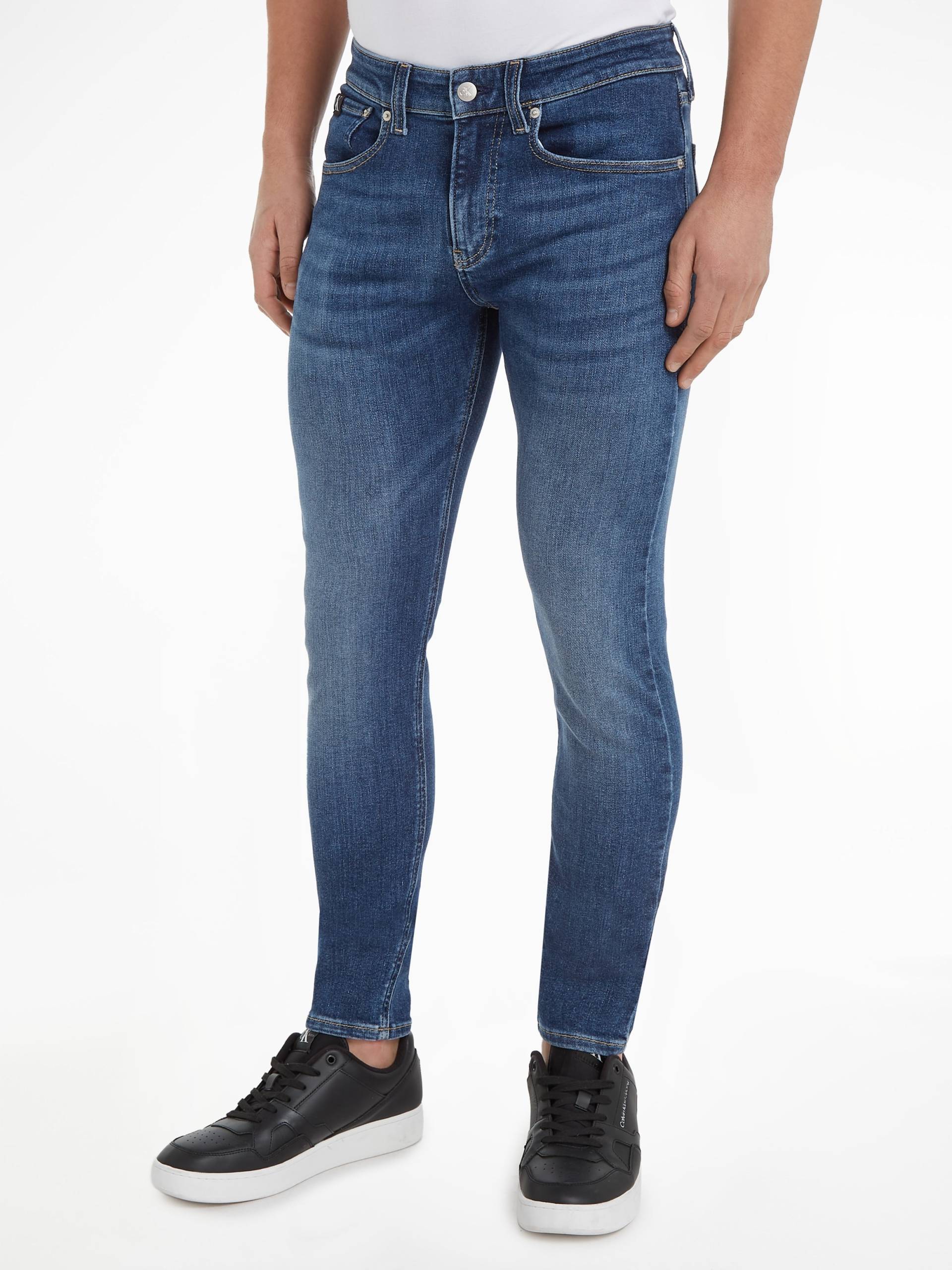 Calvin Klein Jeans Skinny-fit-Jeans »SKINNY«, mit Leder-Badge von Calvin Klein Jeans