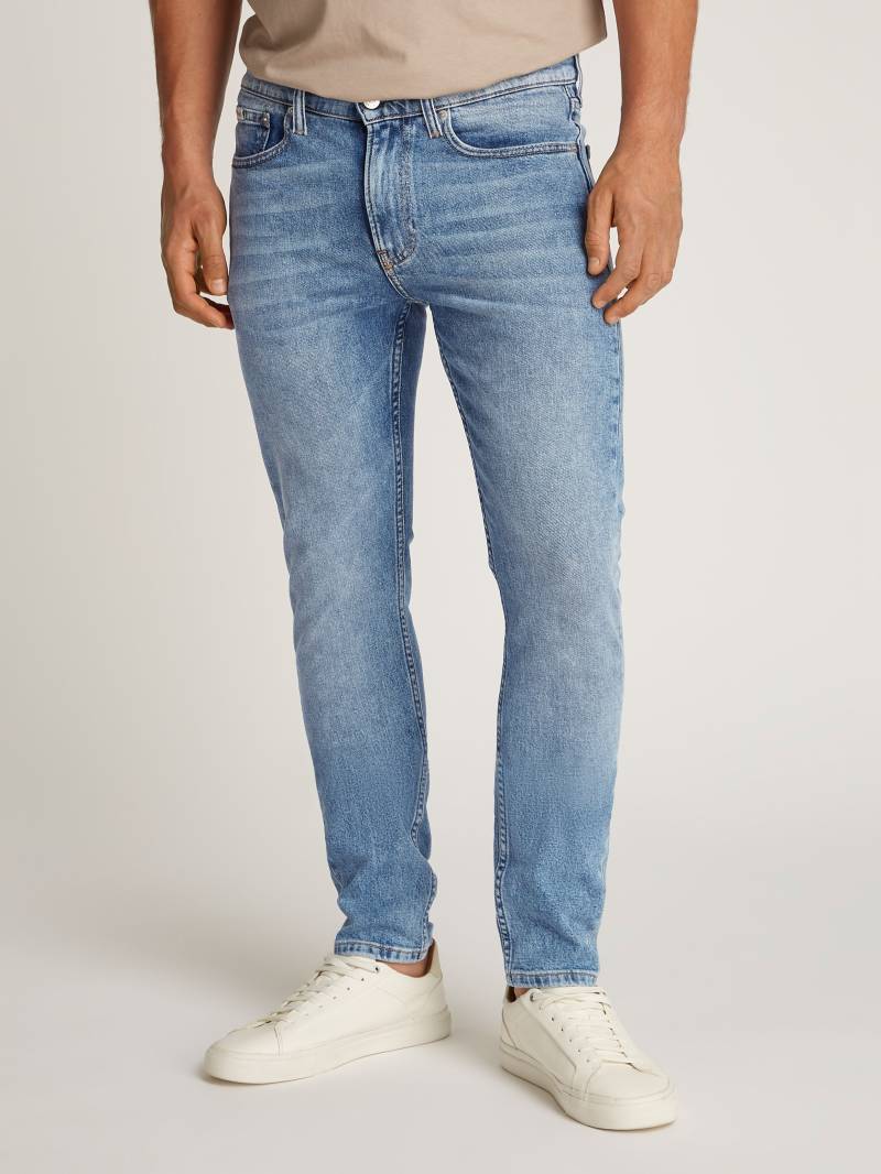 Calvin Klein Jeans Slim-fit-Jeans »SLIM TAPER«, Coinpocket, Logostickerei von Calvin Klein Jeans
