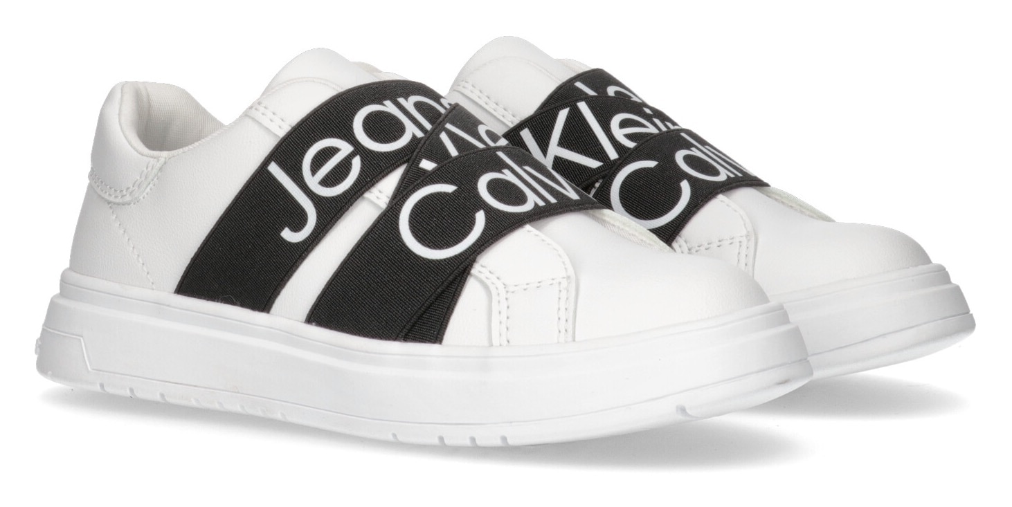 Calvin Klein Jeans Slip-On Sneaker »LOW CUT SNEAKER«, Gummizug mit Logoschriftzug von Calvin Klein Jeans