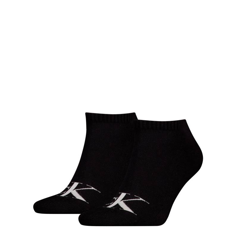 Calvin Klein Jeans Sneakersocken »CKJ MEN SNEAKER 2P MONOGRAM«, (2 Paar, 2 Paar), mit dezentem Logo von Calvin Klein Jeans
