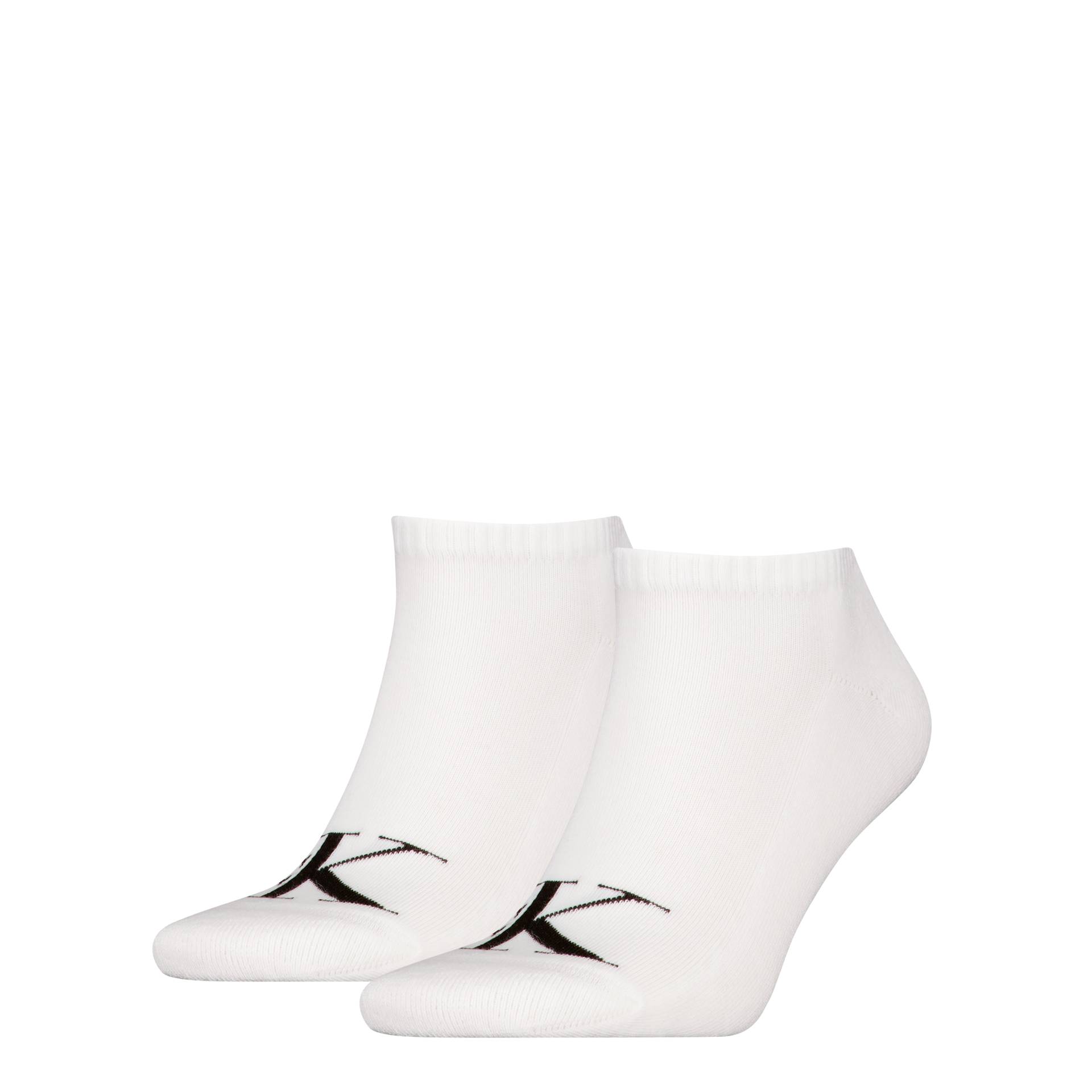Calvin Klein Jeans Sneakersocken »CKJ MEN SNEAKER 2P MONOGRAM«, (2 Paar, 2 Paar), mit dezentem Logo von Calvin Klein Jeans