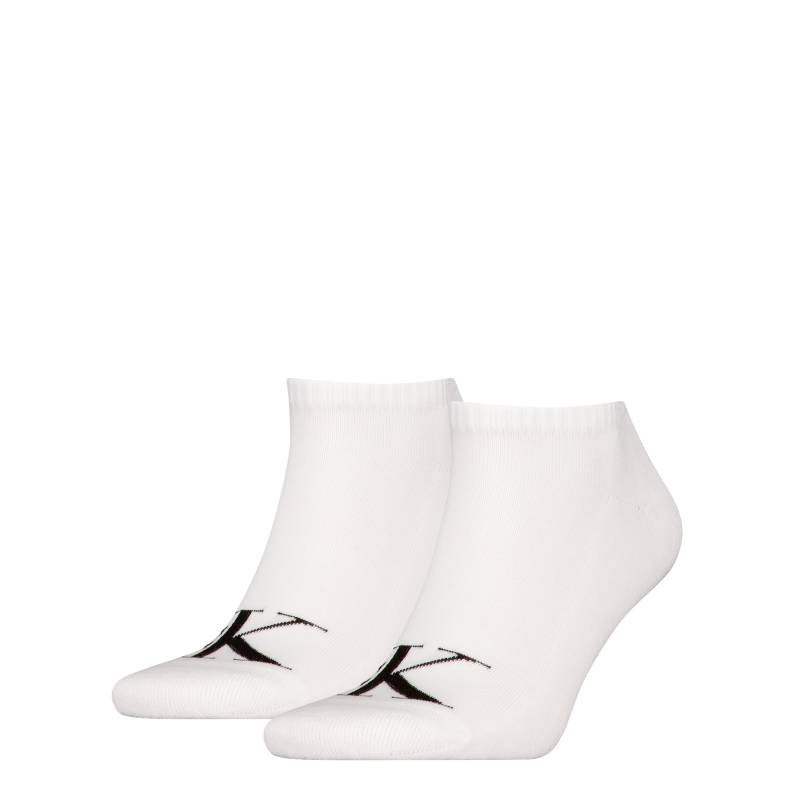 Calvin Klein Jeans Sneakersocken »CKJ MEN SNEAKER 2P MONOGRAM«, (2 Paar, 2 Paar), mit dezentem Logo von Calvin Klein Jeans