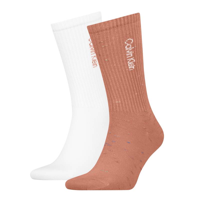 Calvin Klein Jeans Socken »CKJ MEN SOCK 2P COLOR SLUB«, (2 Paar), mit Logostickerei von Calvin Klein Jeans