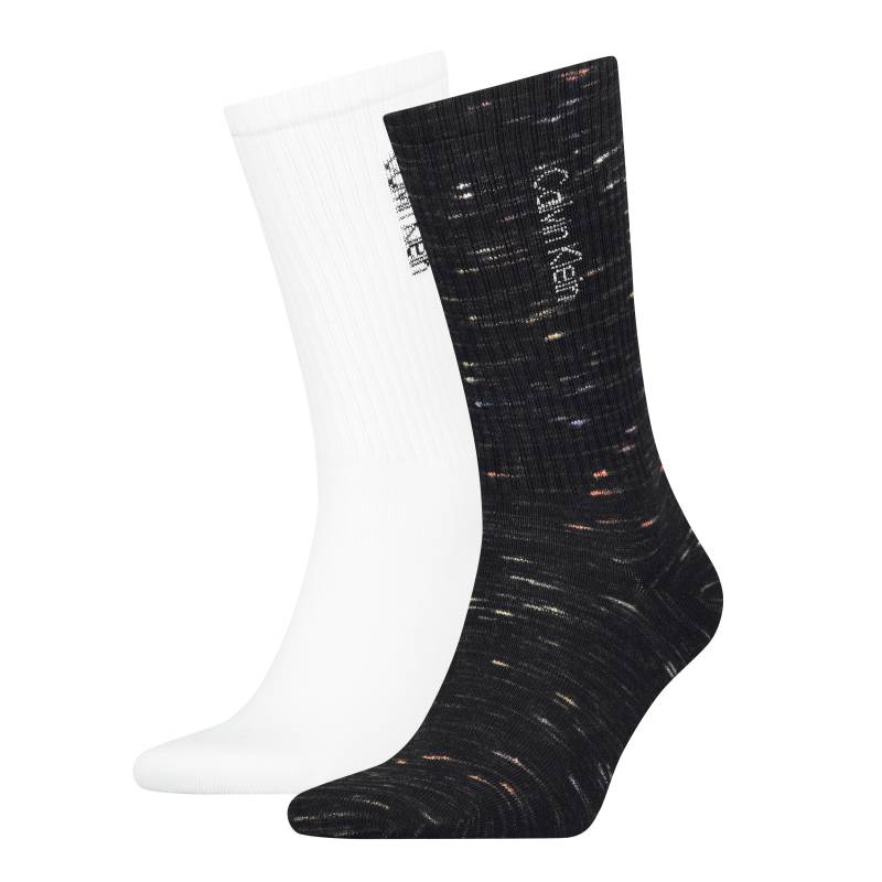 Calvin Klein Jeans Socken »CKJ MEN SOCK 2P COLOR SLUB«, (2 Paar), mit Logostickerei von Calvin Klein Jeans