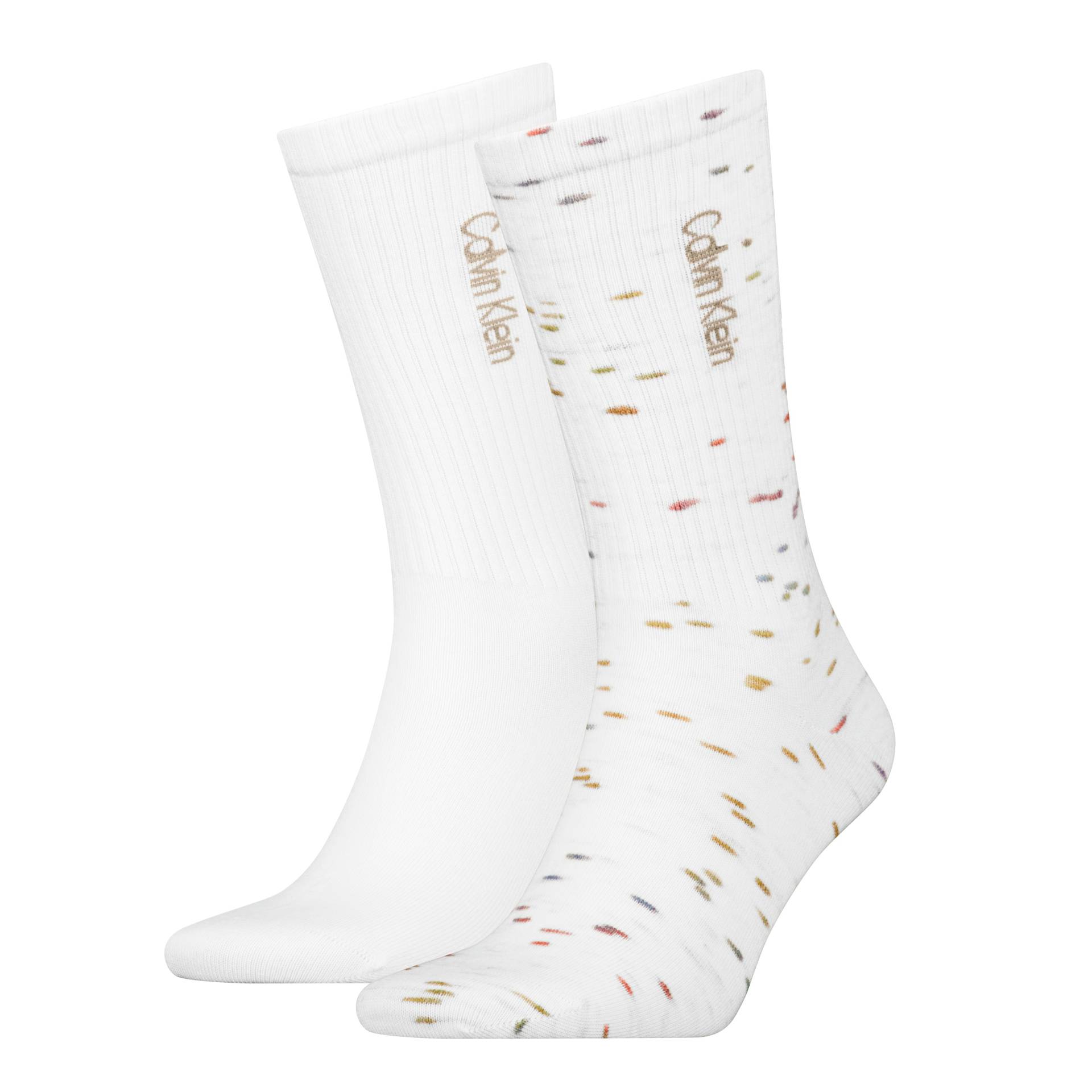 Calvin Klein Jeans Socken »CKJ MEN SOCK 2P COLOR SLUB«, (2 Paar), mit Logostickerei von Calvin Klein Jeans
