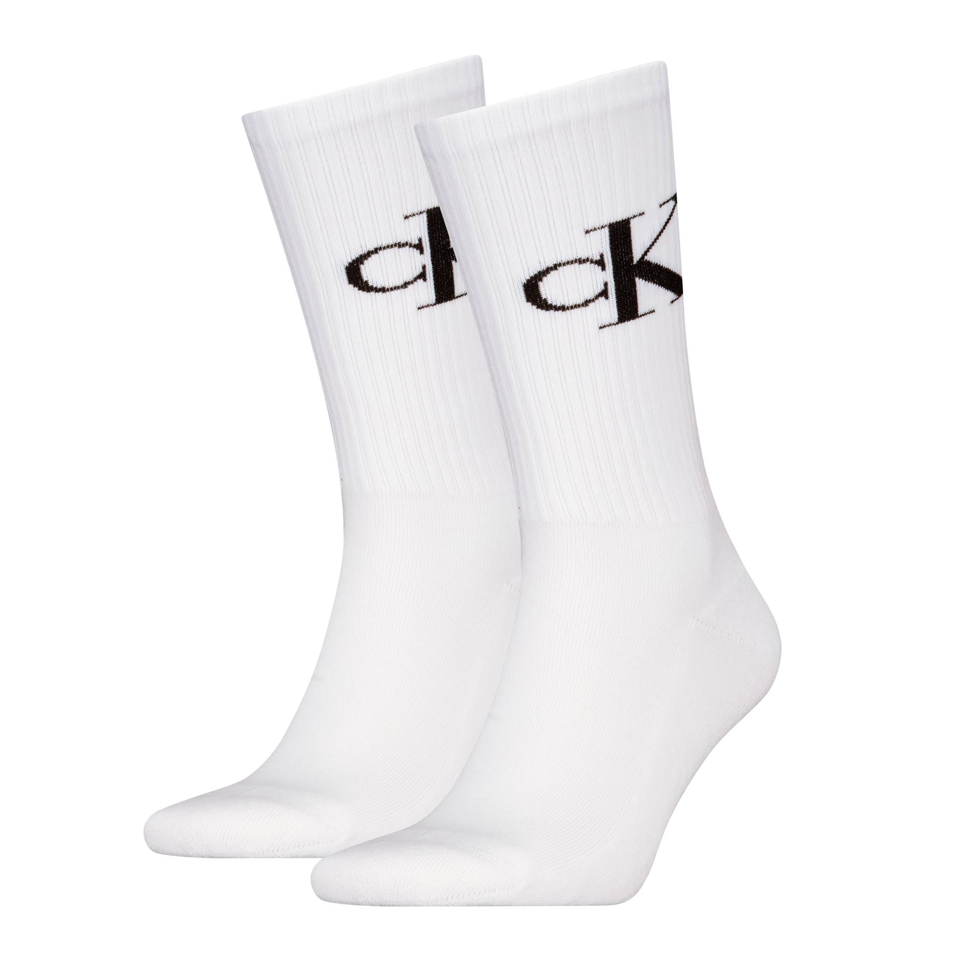 Calvin Klein Jeans Socken »CKJ MEN SOCK 2P MONOGRAM«, (2 Paar, 2 Paar), mit verstärkter Ferse von Calvin Klein Jeans