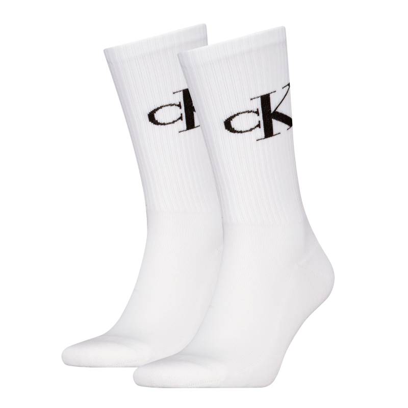 Calvin Klein Jeans Socken »CKJ MEN SOCK 2P MONOGRAM«, (2 Paar, 2 Paar), mit verstärkter Ferse von Calvin Klein Jeans