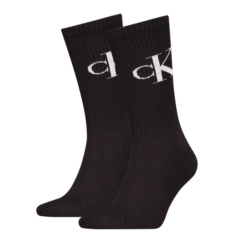 Calvin Klein Jeans Socken »CKJ MEN SOCK 2P MONOGRAM«, (2 Paar, 2 Paar), mit verstärkter Ferse von Calvin Klein Jeans