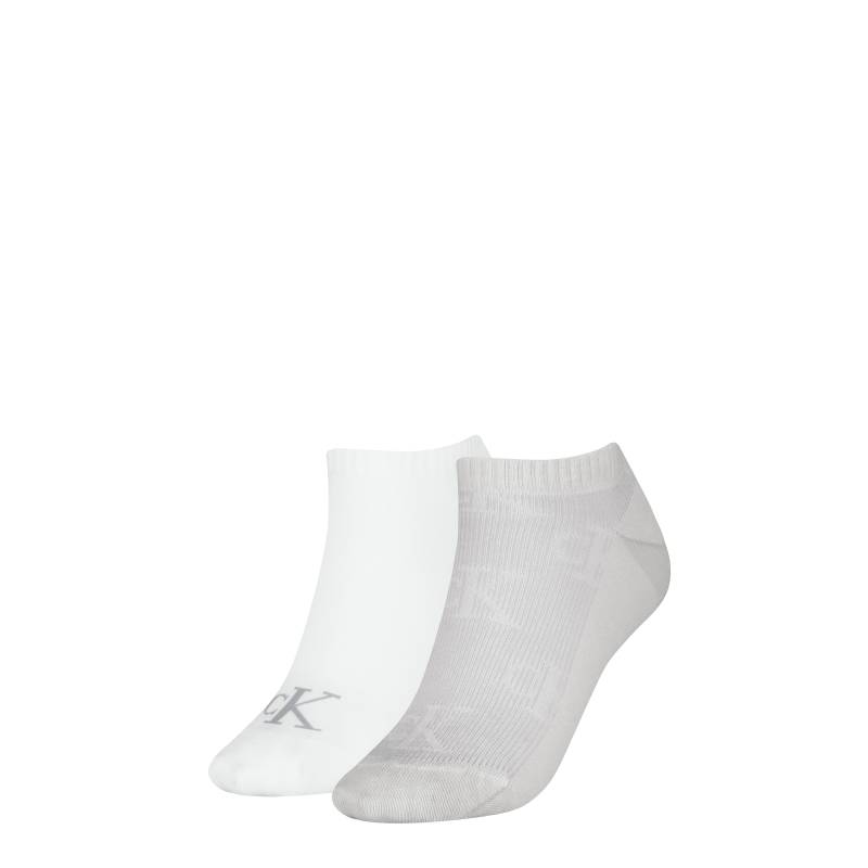 Calvin Klein Jeans Socken »CKJ WOMEN SNEAKER 2P AO SHADOW RIB«, (2 Paar), mit dezentem Logo-Print von Calvin Klein Jeans