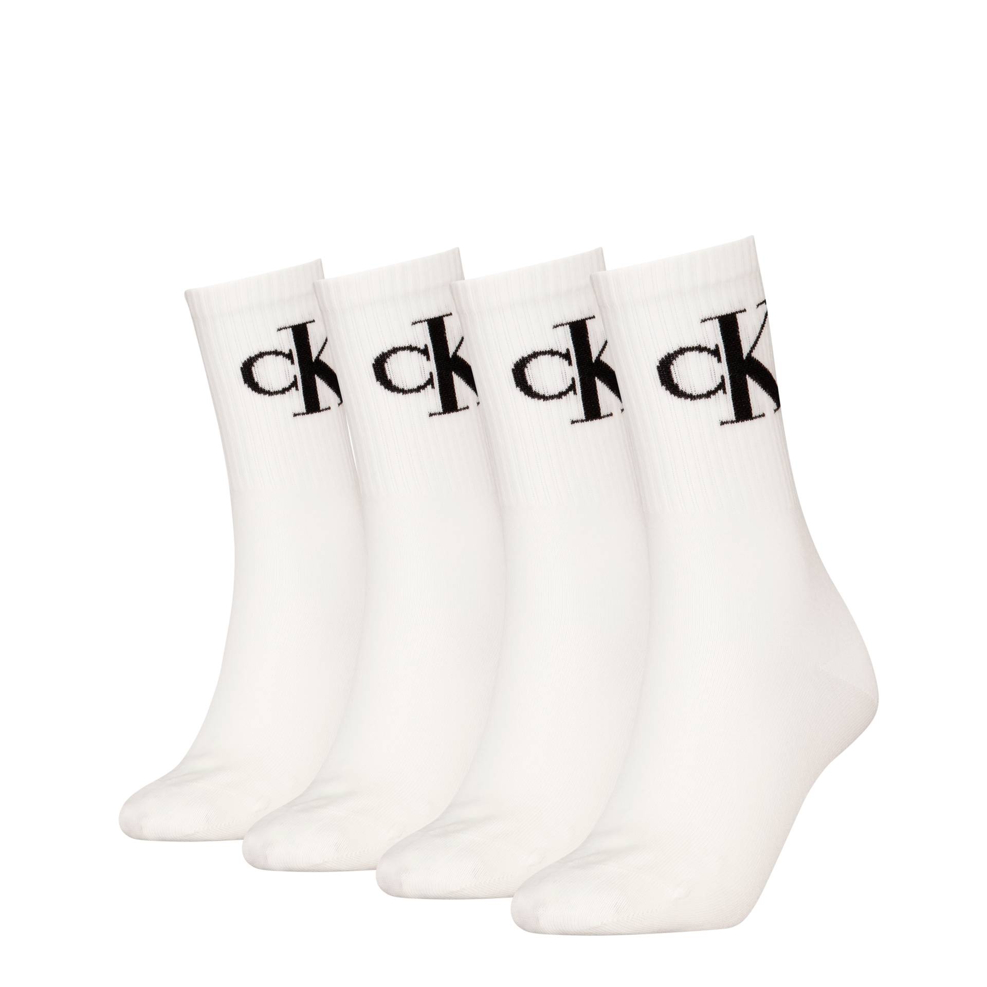 Calvin Klein Jeans Socken »CKJ WOMEN SOCK 4P MONOGRAM ECOMM«, (4 Paar, 4 Paar) von Calvin Klein Jeans
