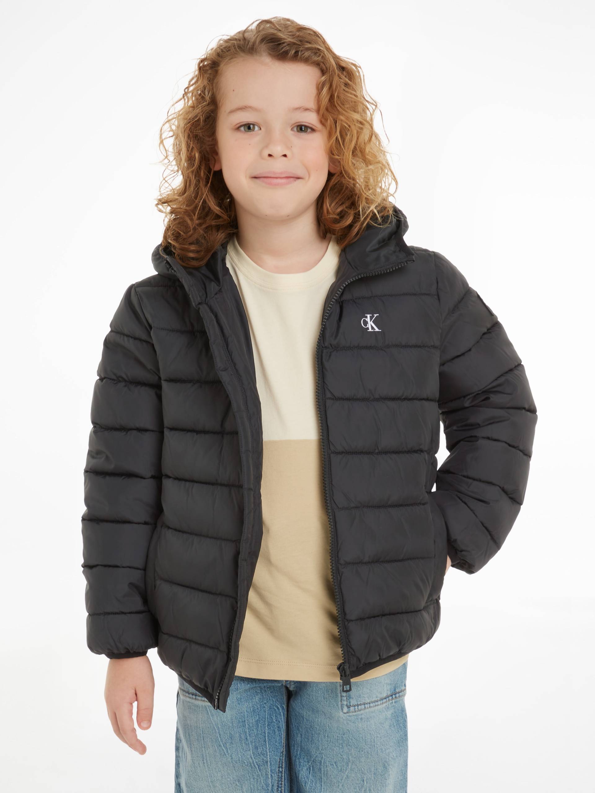 Calvin Klein Jeans Steppjacke »INST. LOGO LIGHT PADDED JACKET«, mit Kapuze, für Kinder bis 16 Jahre Calvin Klein Jeans Steppjacke »INST. LOGO LIGHT PADDED JACKET«, mit Kapuze, für Kinder bis 16 Jahre von Calvin Klein Jeans