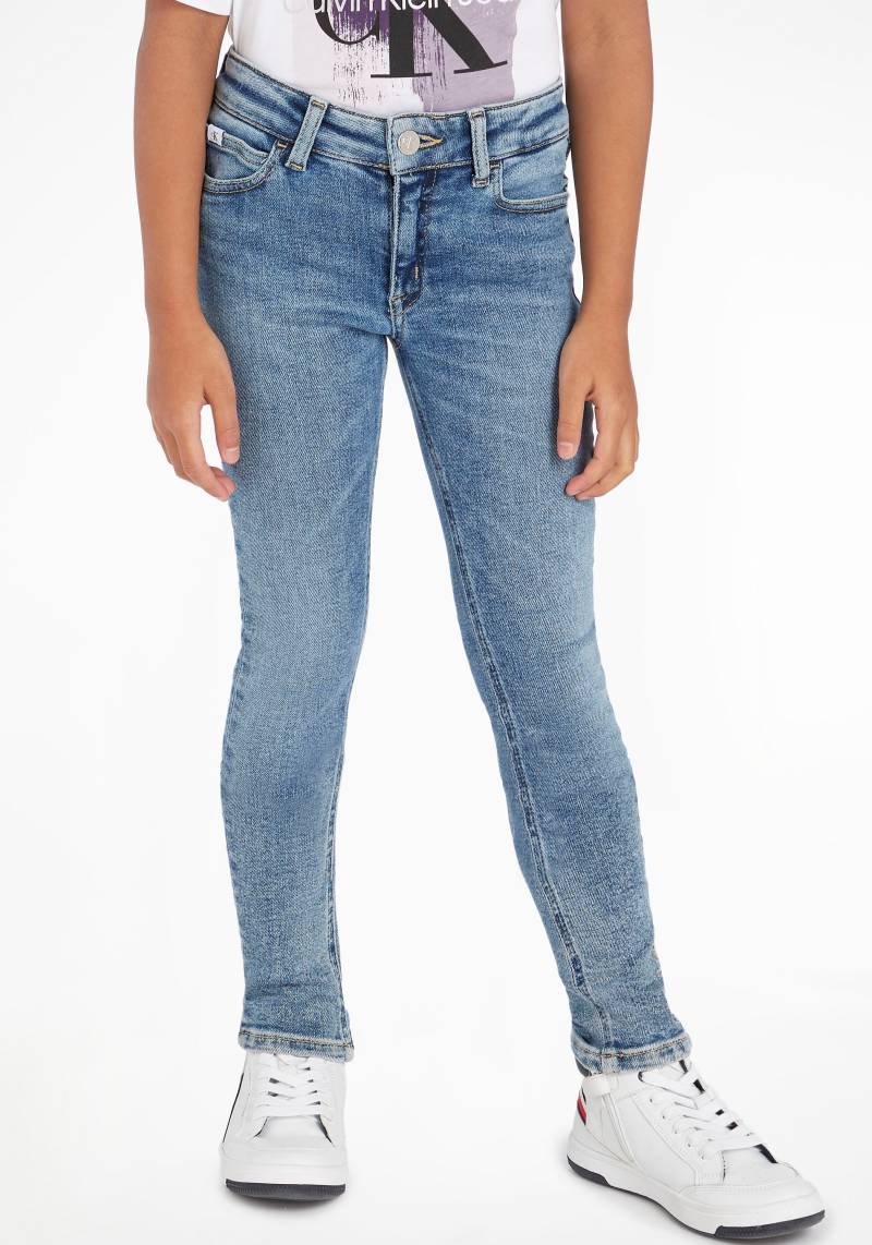 Calvin Klein Jeans Stretch-Jeans »MR SKINNY LIGHT BLUE SNAKE«, für Mädchen bis 16 Jahre von Calvin Klein Jeans