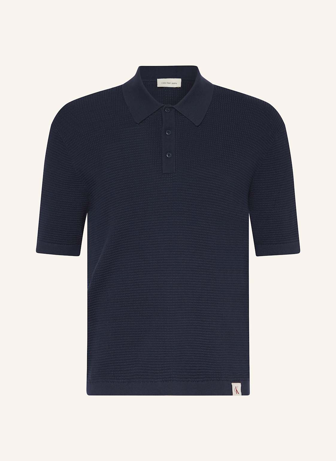 Calvin Klein Jeans Strick-Poloshirt blau Calvin Klein Jeans Strick-Poloshirt blau von Calvin Klein Jeans