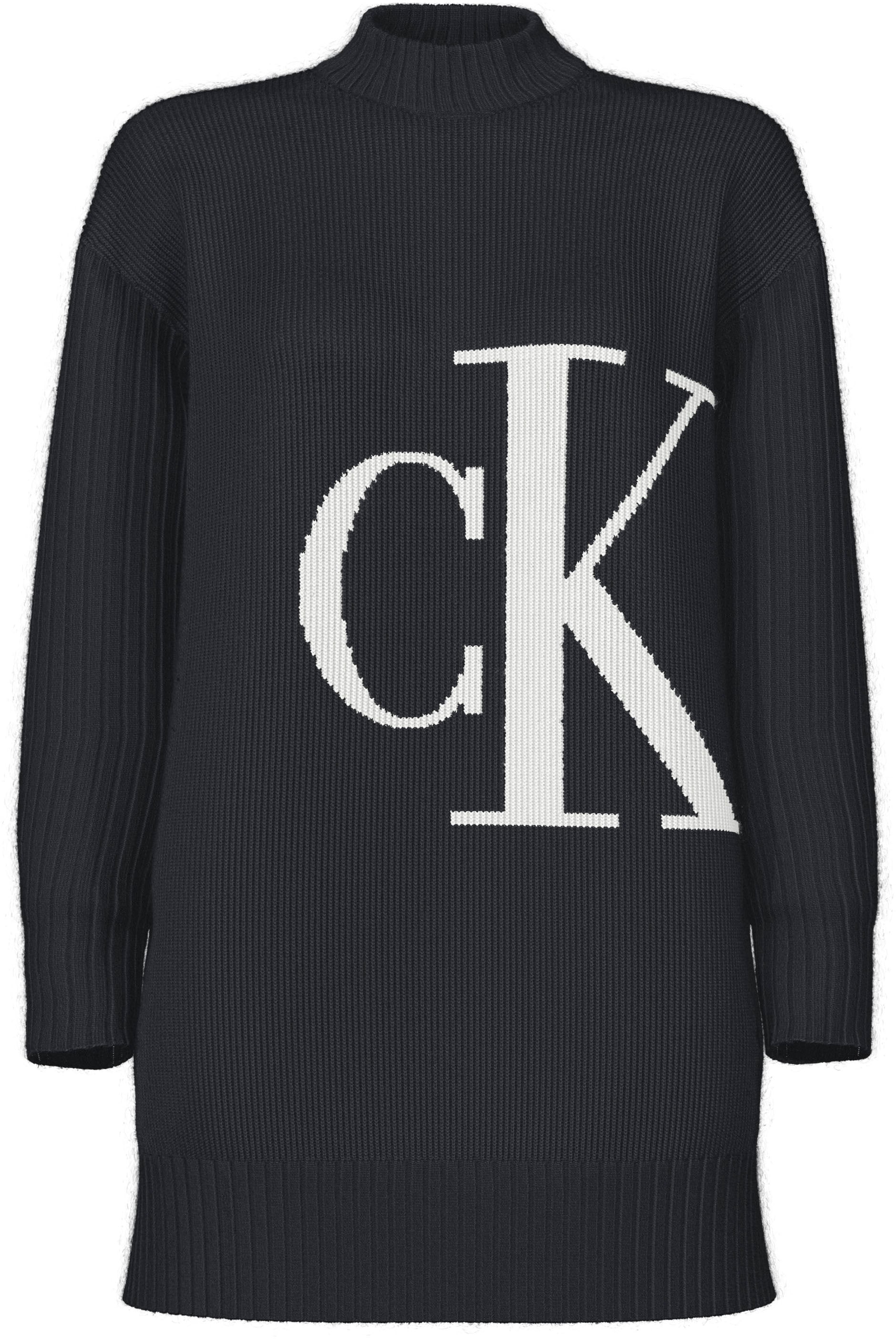 Calvin Klein Jeans Strickpullover »BLOWN UP OFF PLACED CK SWEATER« von Calvin Klein Jeans