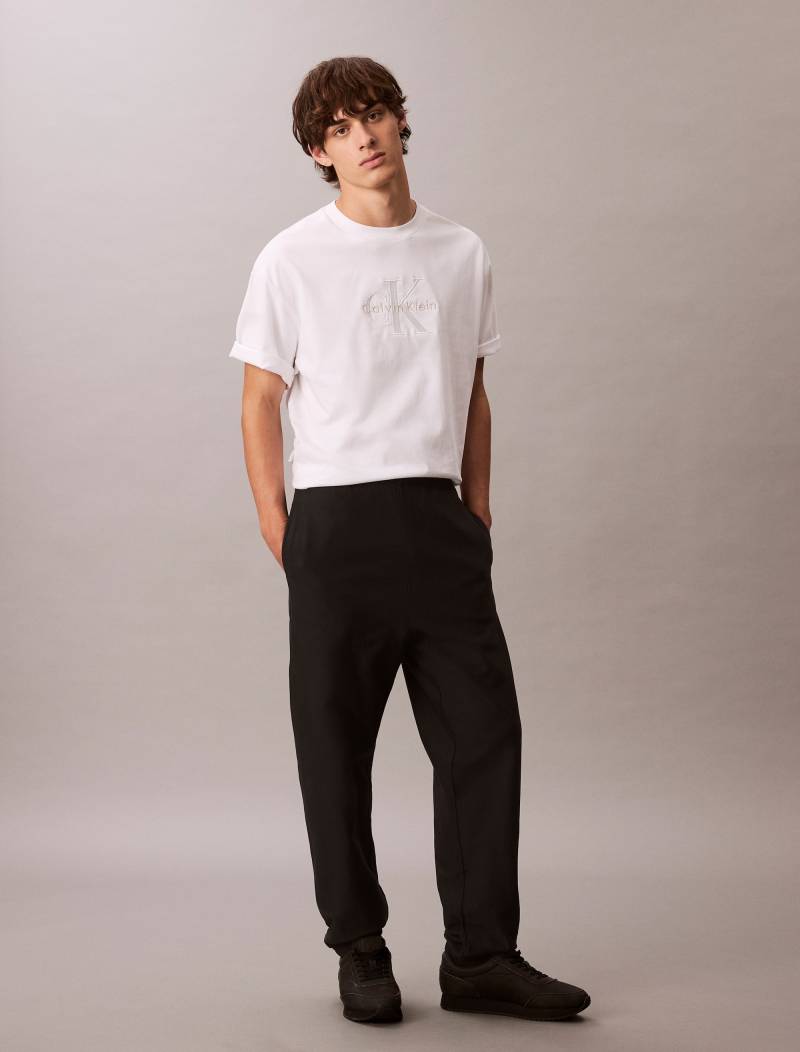 Calvin Klein Jeans Sweathose »PREMIUM TERRY MONOGRAM JOGGER«, Mit elastischem Bund von Calvin Klein Jeans