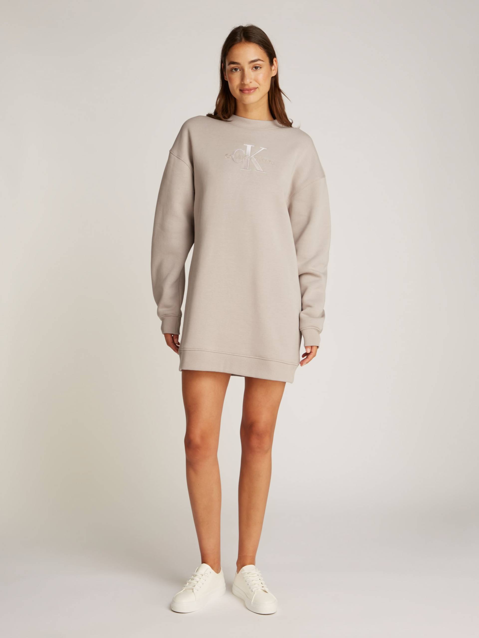 Calvin Klein Jeans Sweatkleid »EMBROIDERED MONOLOGO CREW DRESS«, mit Logostickerei Calvin Klein Jeans Sweatkleid »EMBROIDERED MONOLOGO CREW DRESS«, mit Logostickerei von Calvin Klein Jeans