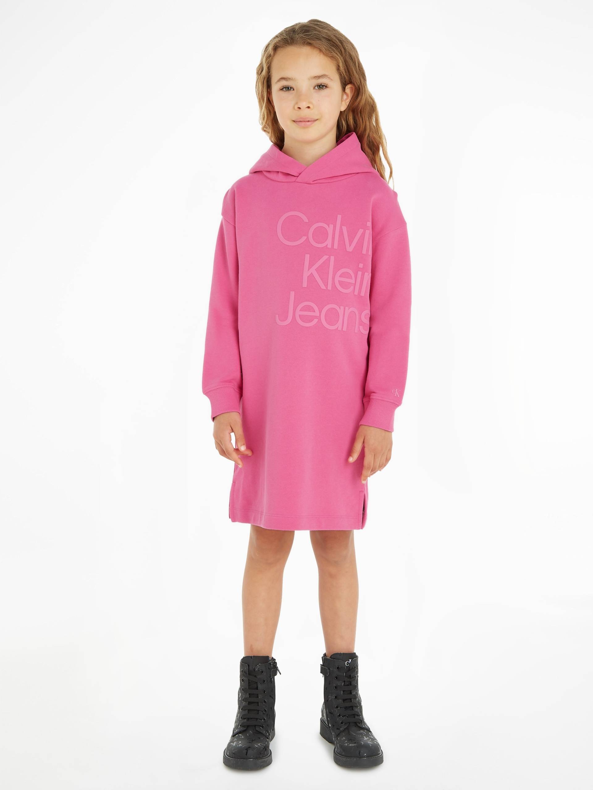 Calvin Klein Jeans Sweatkleid »PUFF HERO LOGO LS HOODIE DRESS« von Calvin Klein Jeans