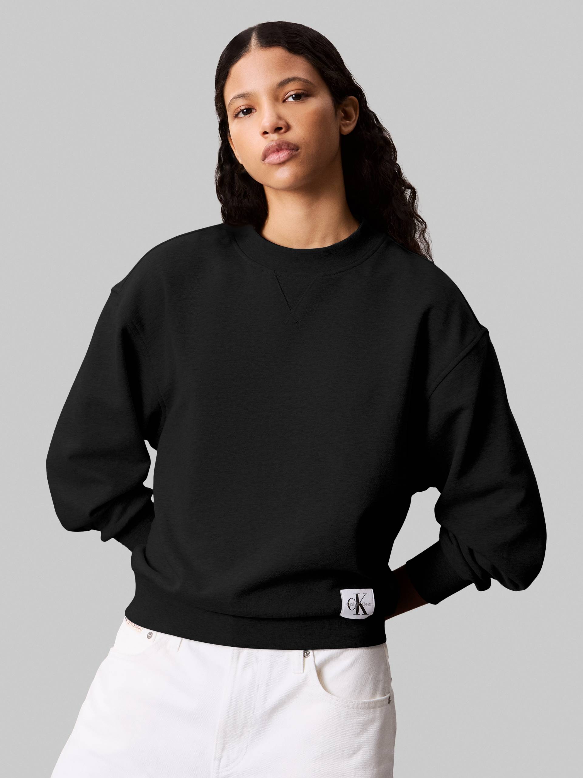 Calvin Klein Jeans Sweatshirt »A- LS BADGE LOGO TERRY CREW NK«, Mit Rundhalsausschnitt Calvin Klein Jeans Sweatshirt »A- LS BADGE LOGO TERRY CREW NK«, Mit Rundhalsausschnitt von Calvin Klein Jeans