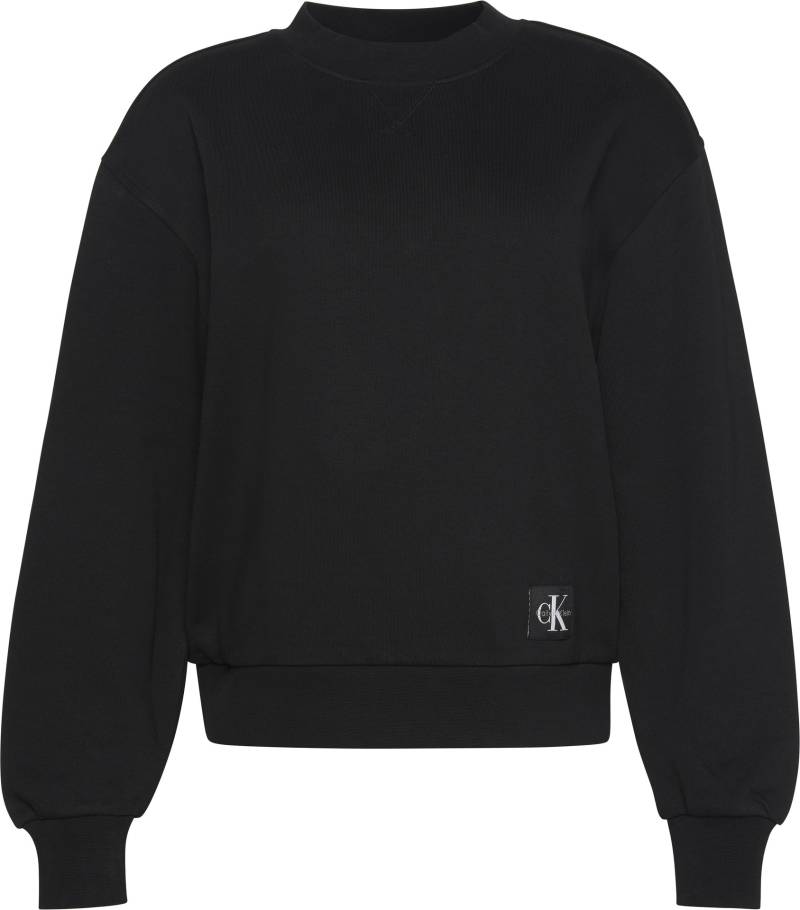Calvin Klein Jeans Sweatshirt »A- LS BADGE LOGO TERRY CREW NK«, Mit Rundhalsausschnitt von Calvin Klein Jeans
