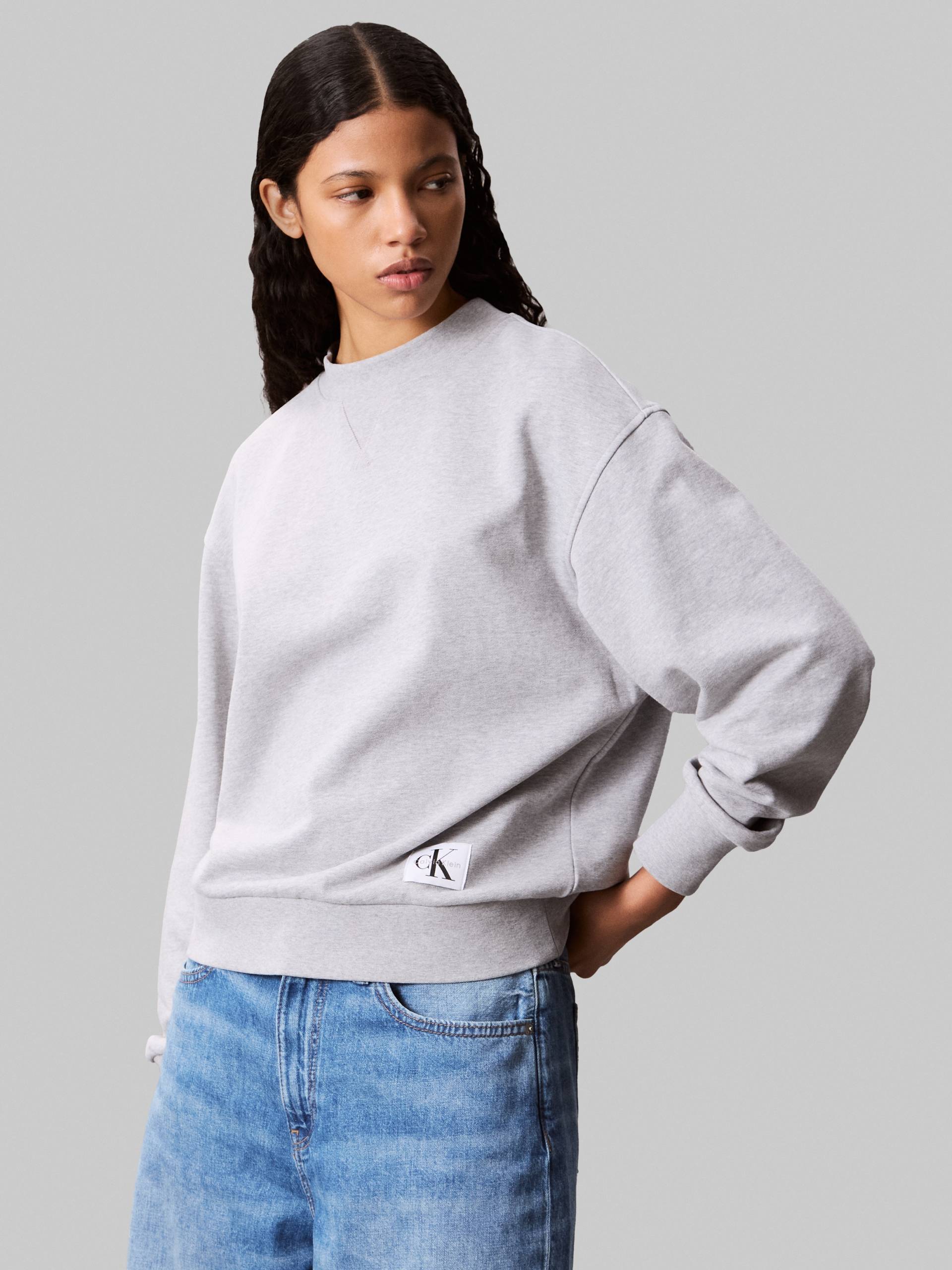 Calvin Klein Jeans Sweatshirt »A- LS BADGE LOGO TERRY CREW NK«, Mit Rundhalsausschnitt Calvin Klein Jeans Sweatshirt »A- LS BADGE LOGO TERRY CREW NK«, Mit Rundhalsausschnitt von Calvin Klein Jeans